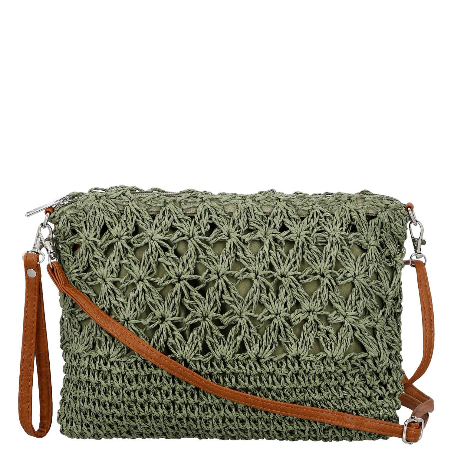 Dámska crossbody kabelka zelená - Firenze Seiya