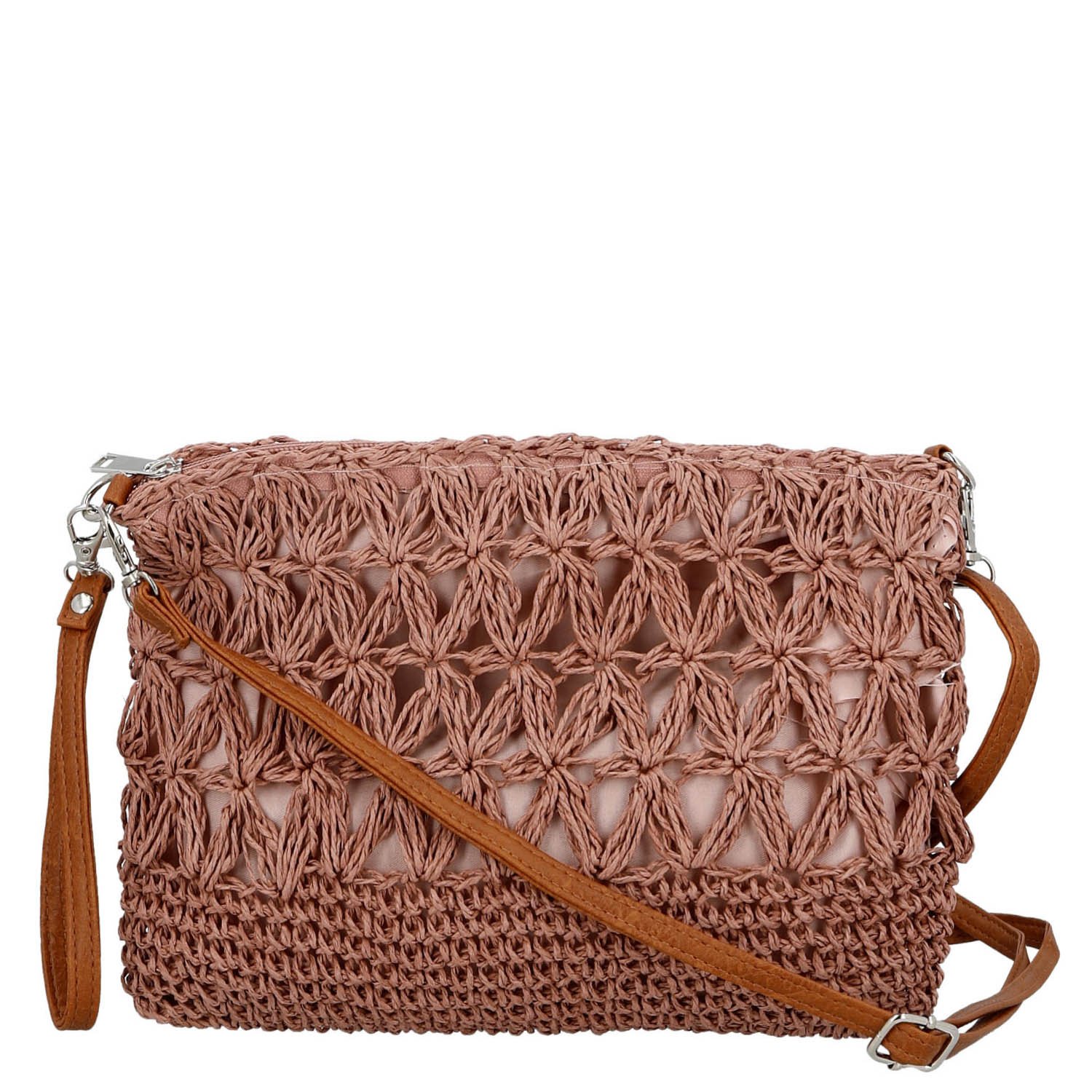 Dámska crossbody kabelka ružová - Firenze Seiya