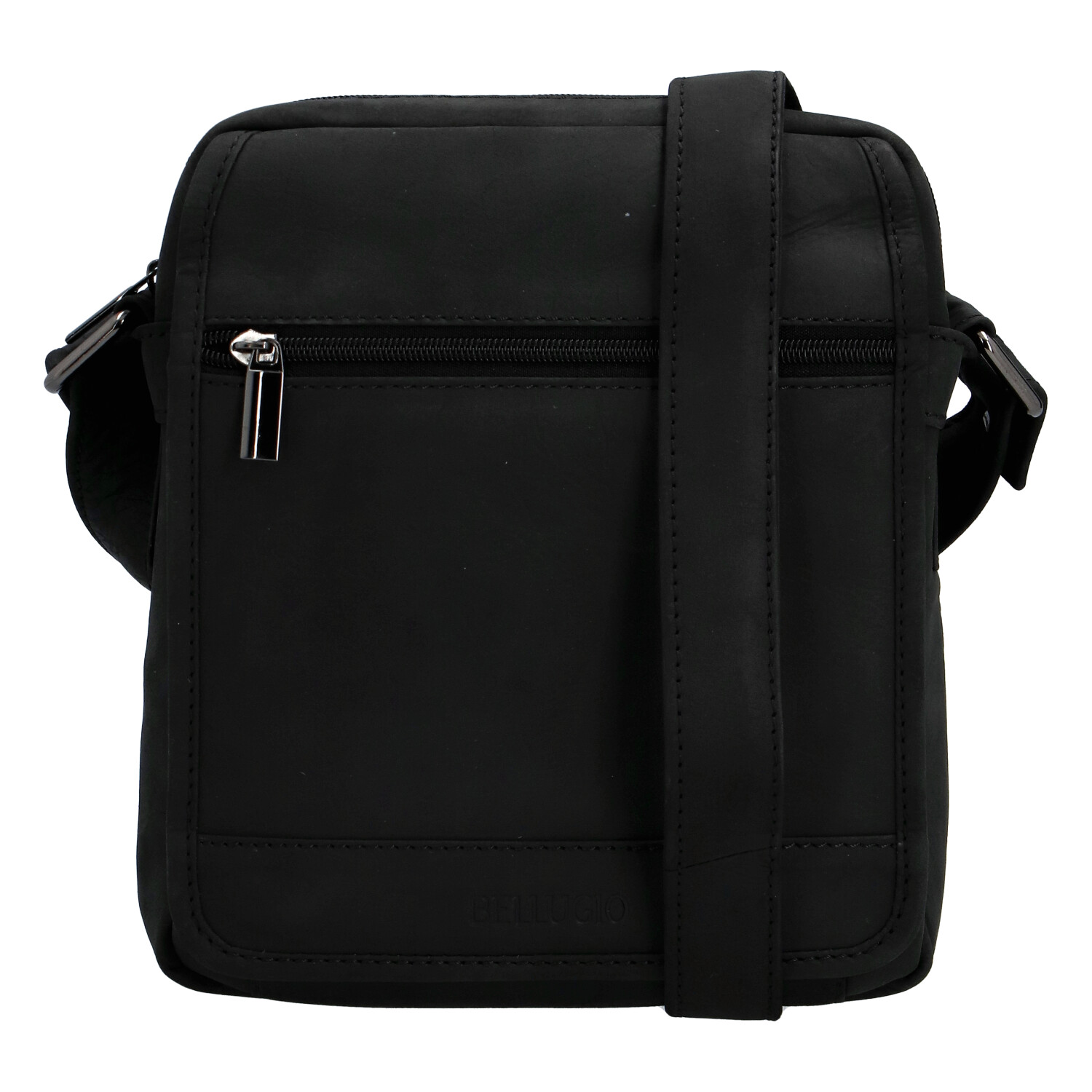 Pánska kožená crossbody taška čierna - Bellugio Dagomal