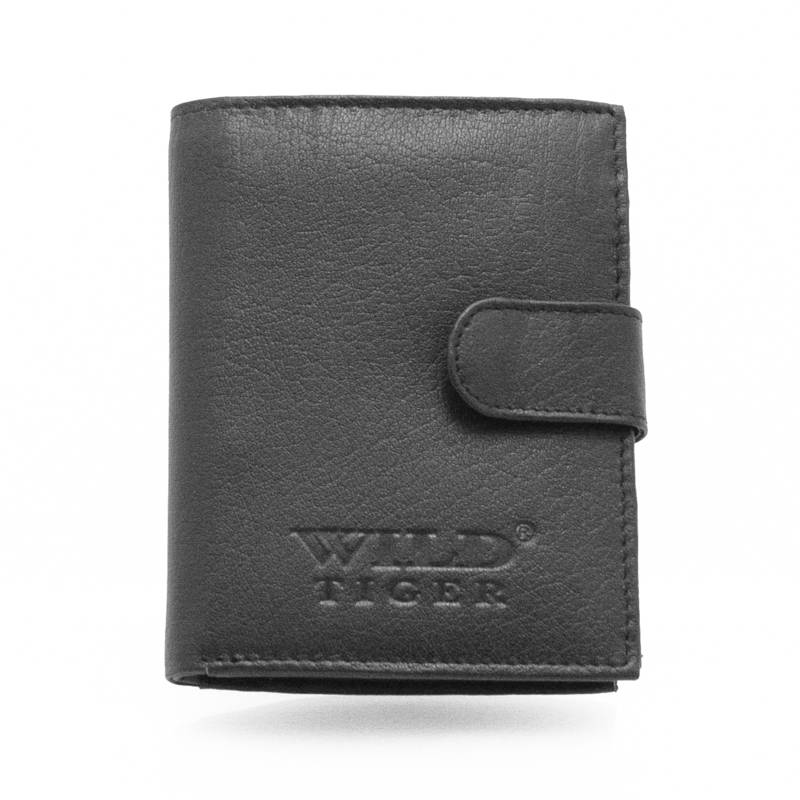 Pánska kožená peňaženka čierna - Wild Tiger Rares