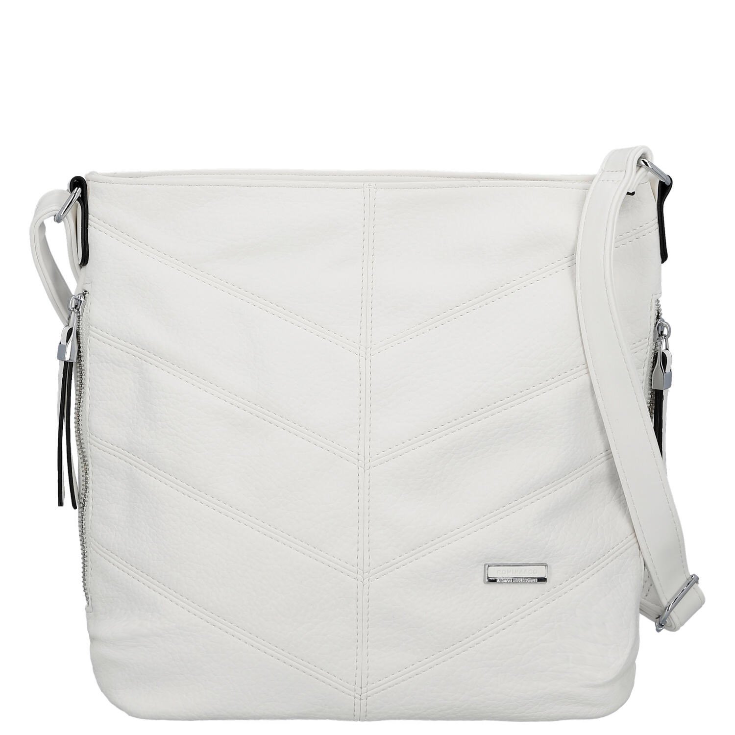 Dámska crossbody kabelka biela - Firenze Semir