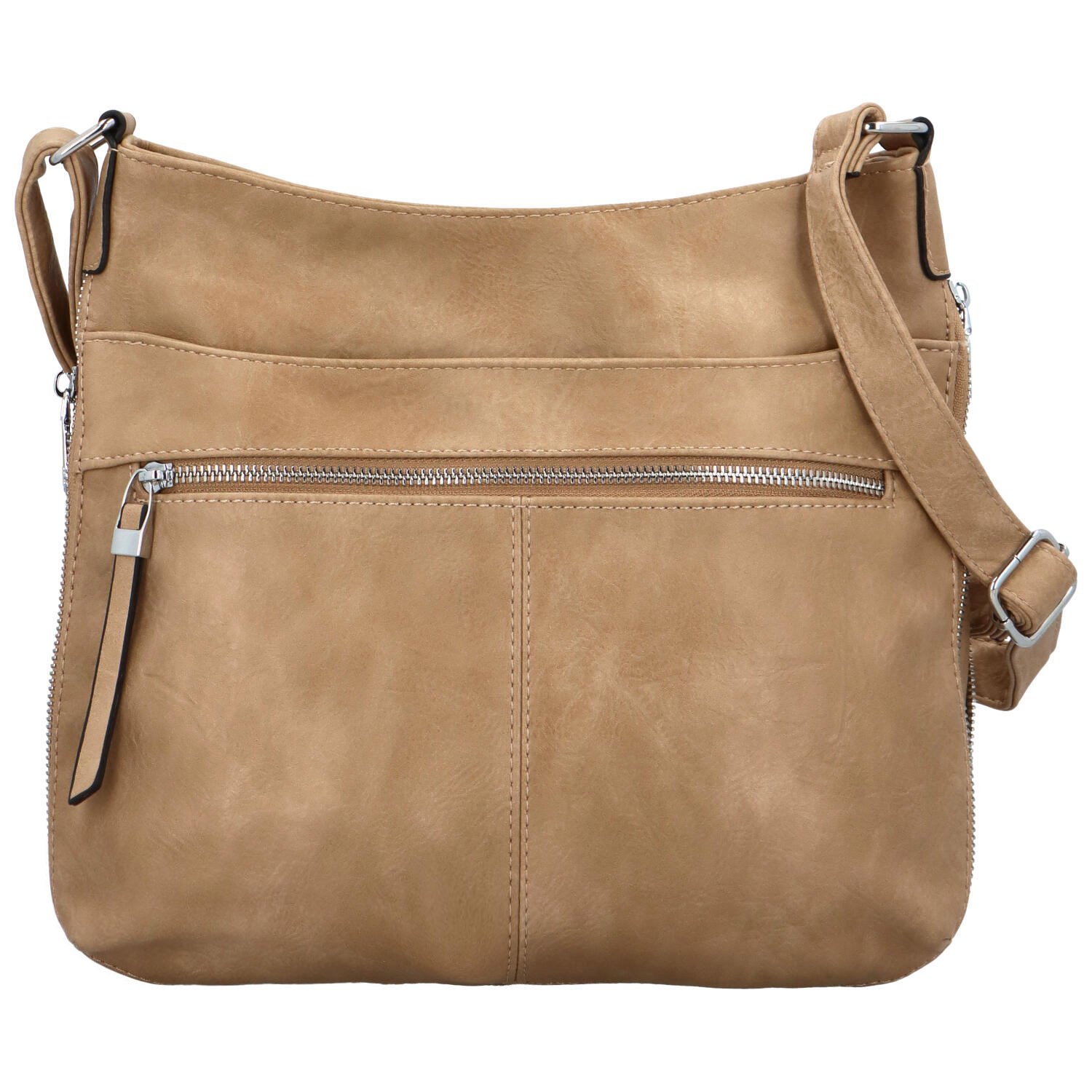 Dámska crossbody kabelka tmavo béžová - Firenze Grete
