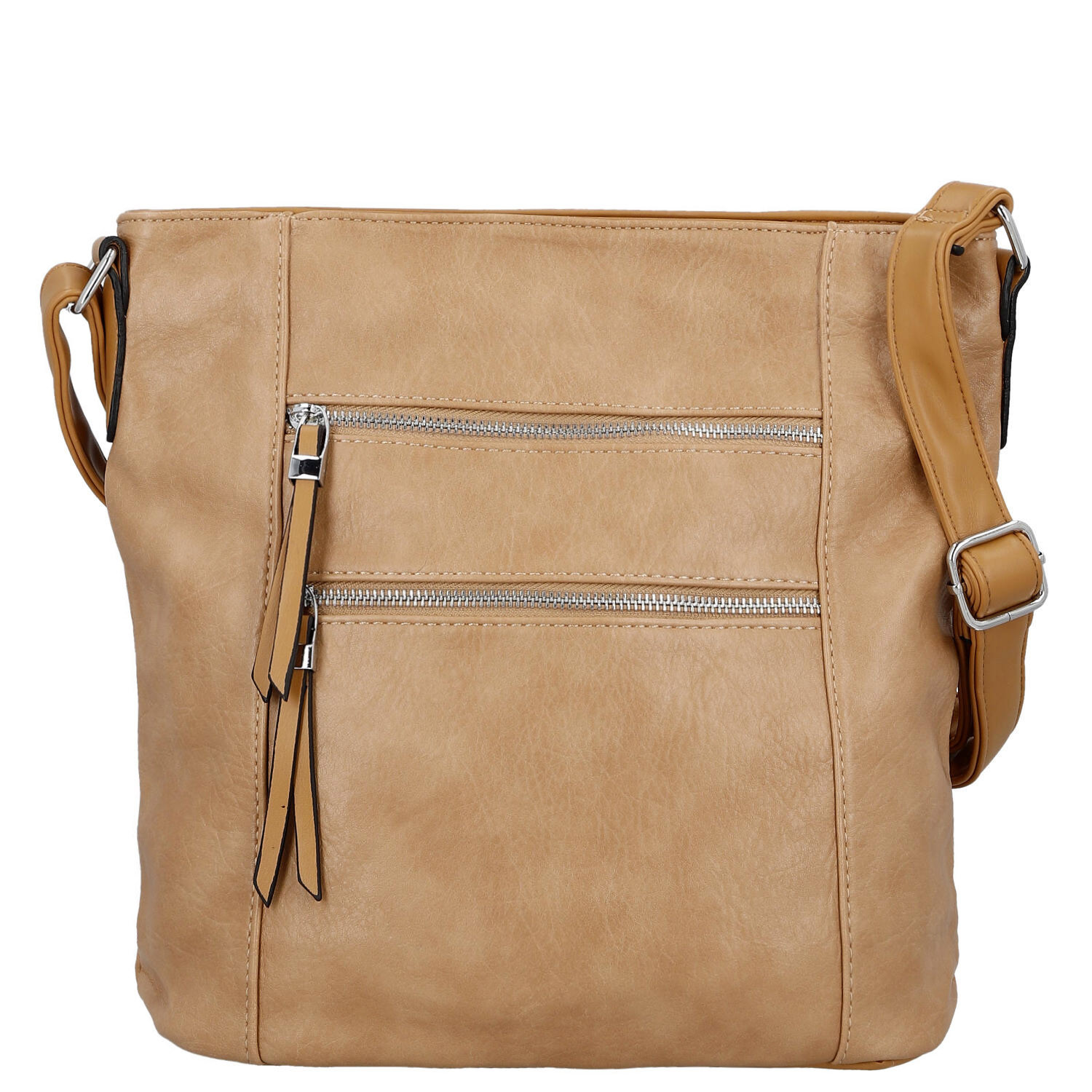 Dámska crossbody kabelka béžová - Firenze Kenza