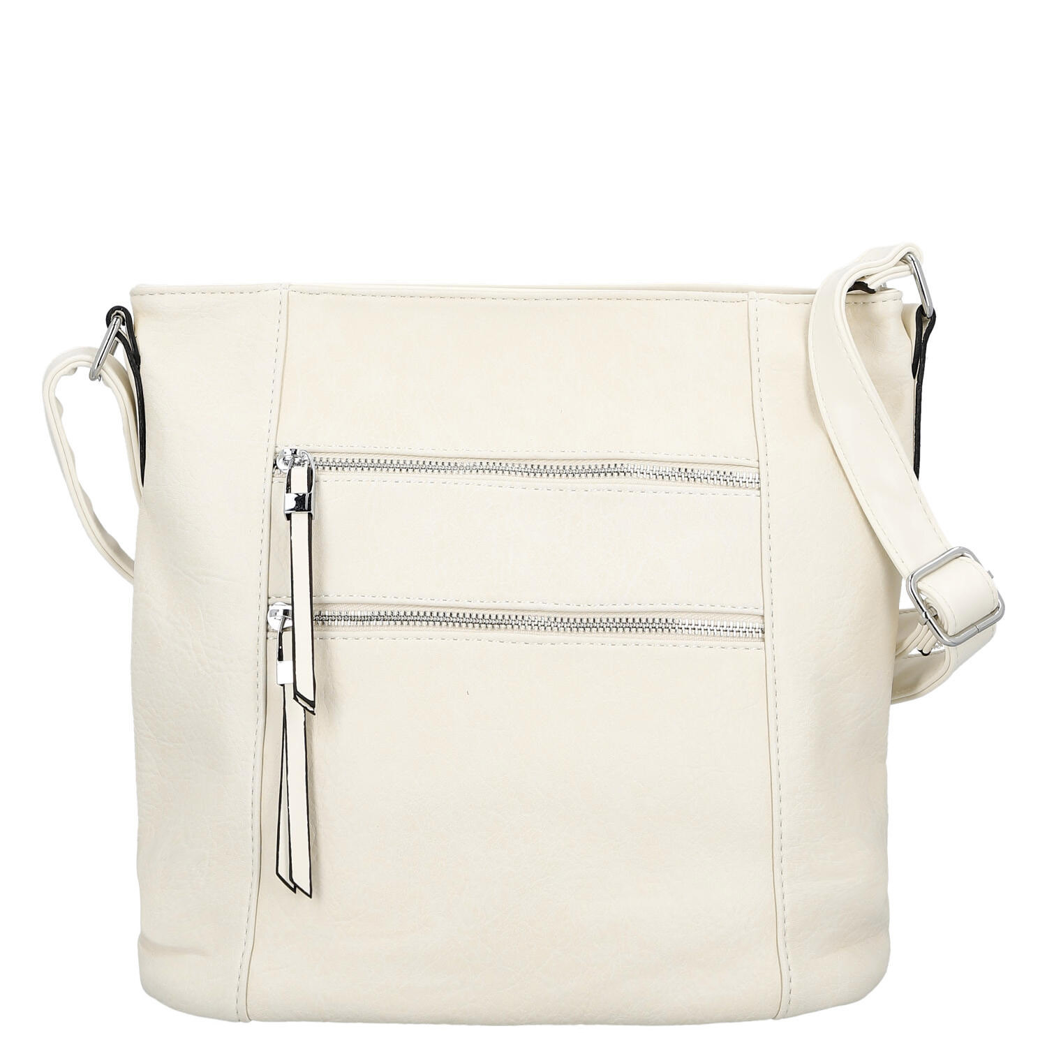 Dámska crossbody kabelka krémová - Firenze Kenza