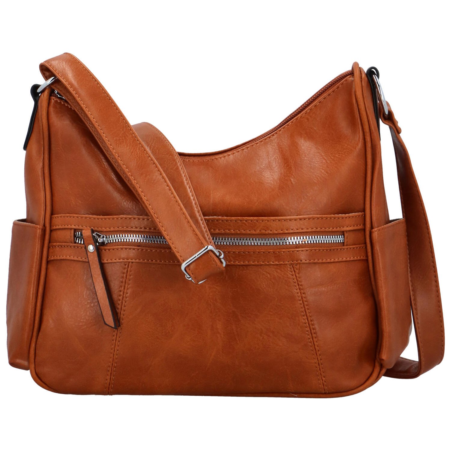 Dámska crossbody kabelka hnedá - Firenze Louise