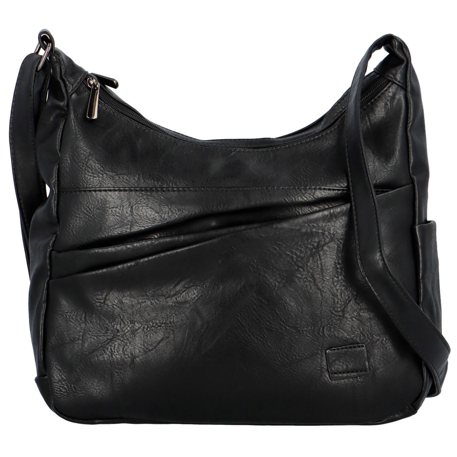 Dámska crossbody kabelka čierna - Firenze Ricco