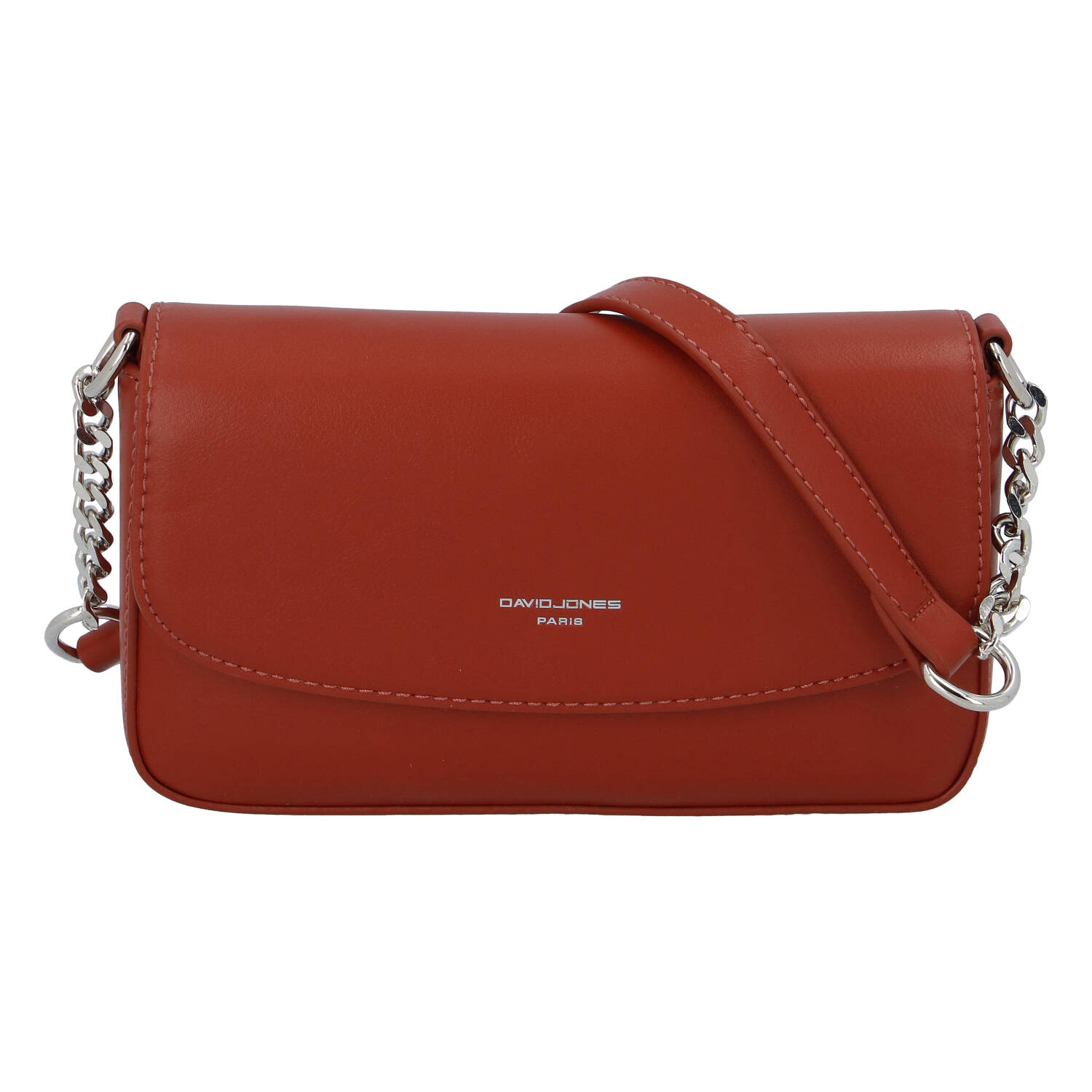 Dámska crossbody kabelka tehlovo červená - David Jones Tallma