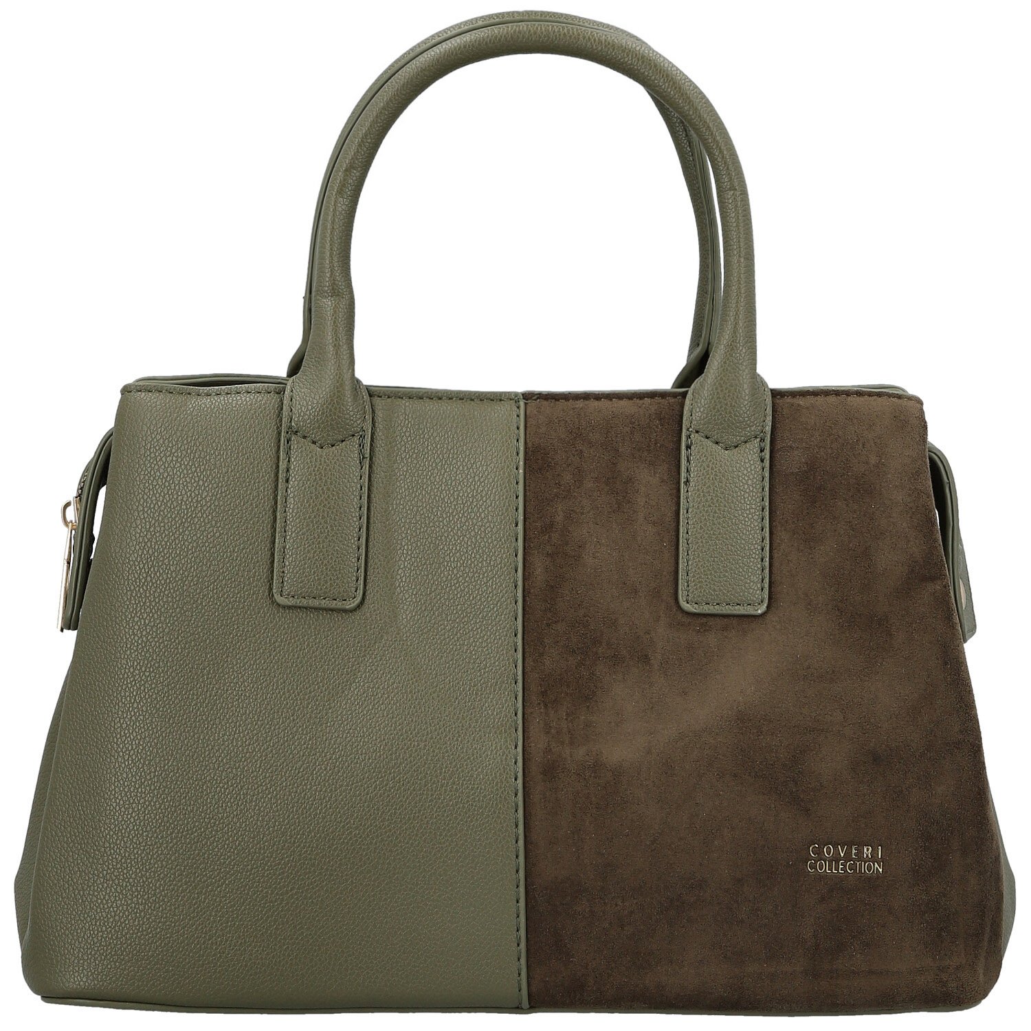 Dámska kabelka do ruky tmavo zelená - Coveri Belle