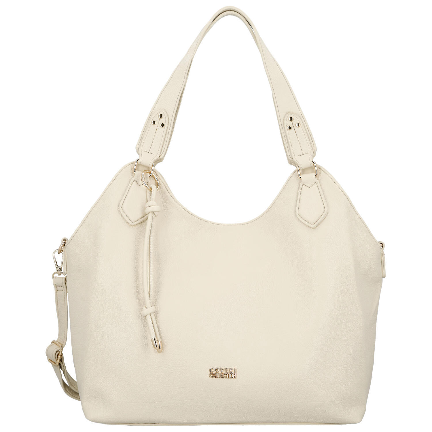 Dámska kabelka na rameno krémová - Coveri Kaela