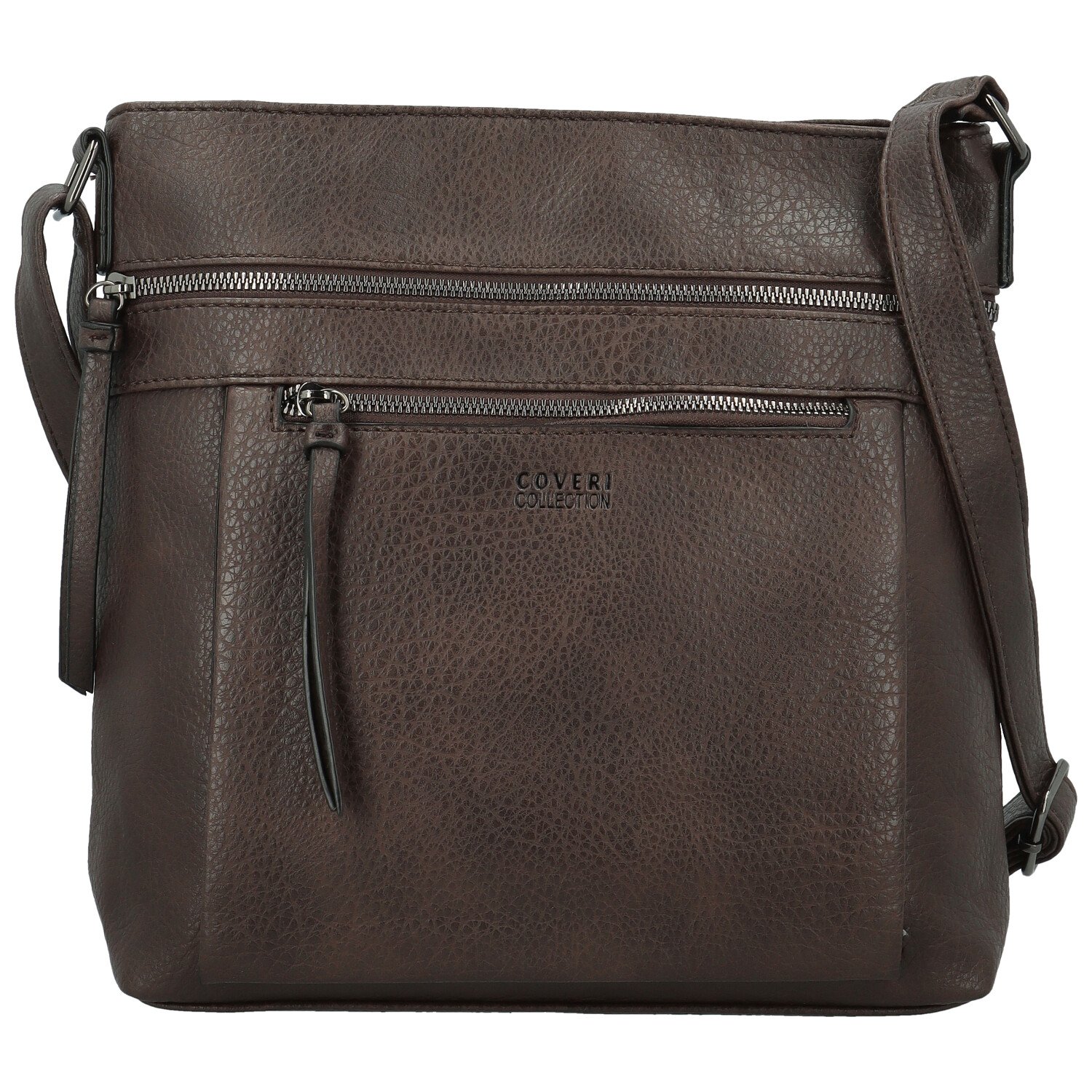 Dámska crossbody kabelka coffee - Coveri Daleina new