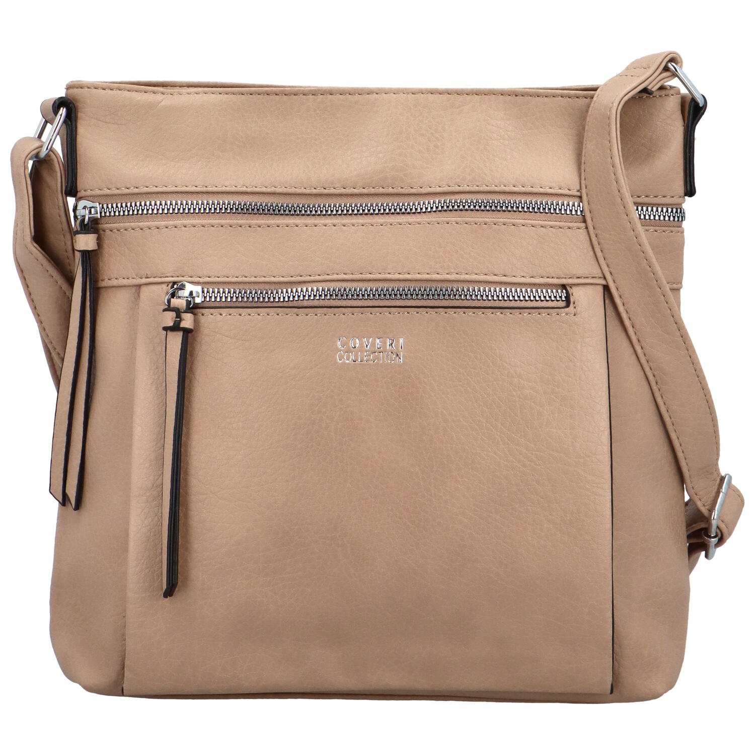 Dámska crossbody kabelka taupe - Coveri Daleina