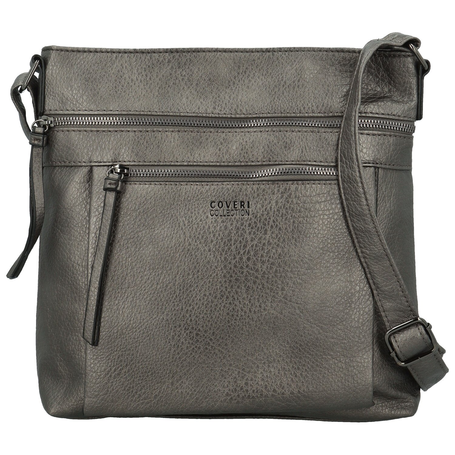 Dámska crossbody kabelka strieborná - Coveri Daleina new