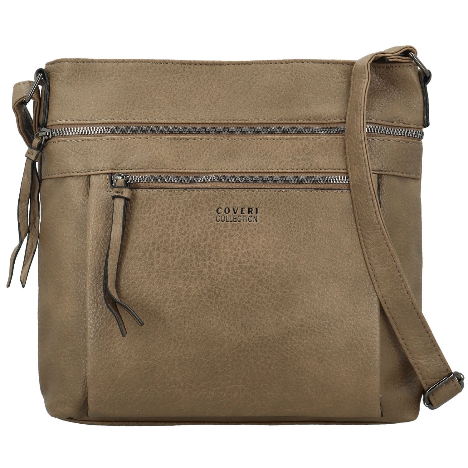 Dámska crossbody kabelka taupe - Coveri Daleina new