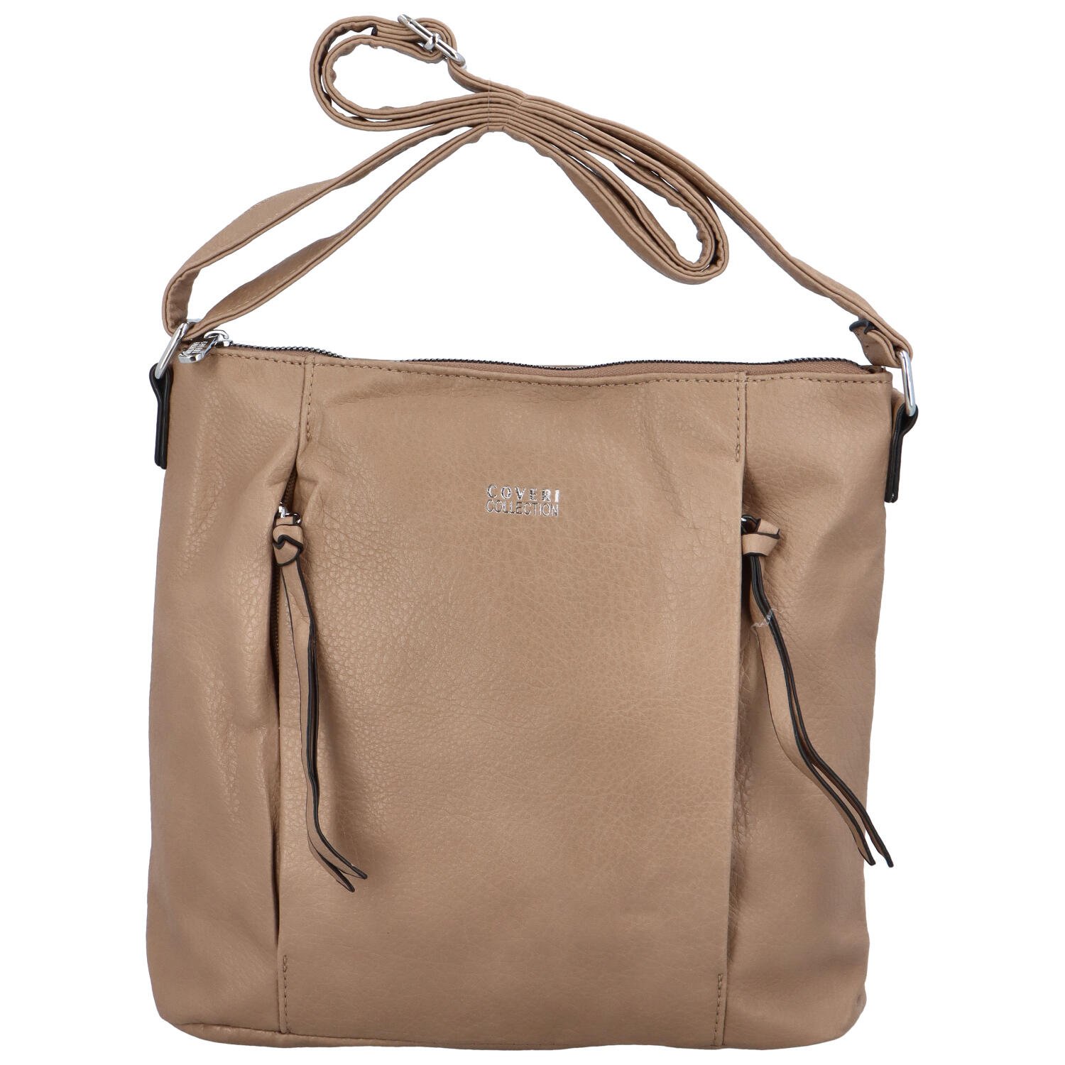 Dámska crossbody kabelka taupe - Coveri Beakty
