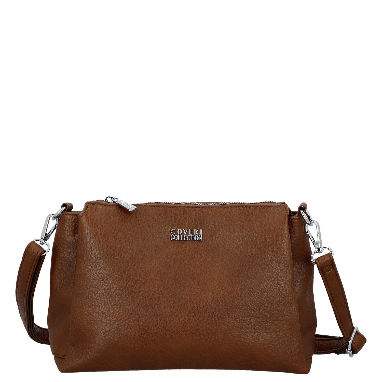 Dámska crossbody kabelka hnedá - Coveri Perikla