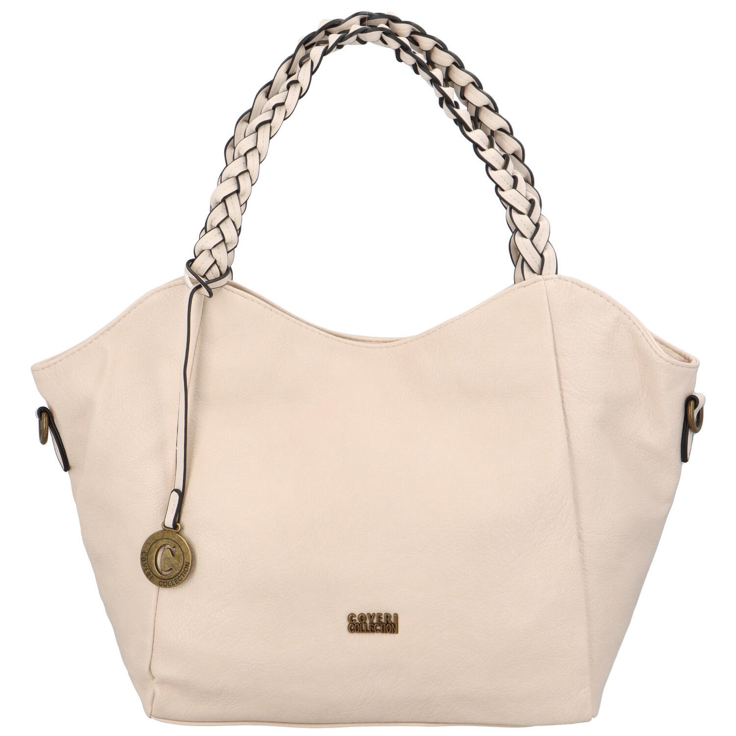 Dámska kabelka cez rameno svetlo béžová - Coveri Aurora