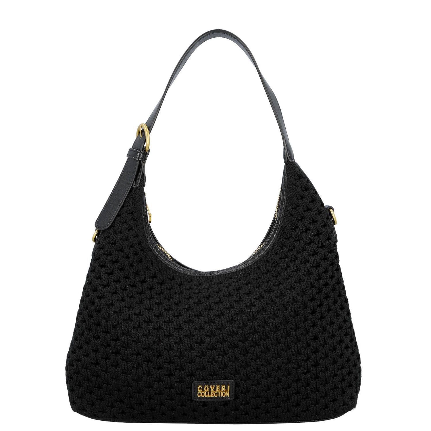 Dámska kabelka na rameno čierna - Coveri Renagi