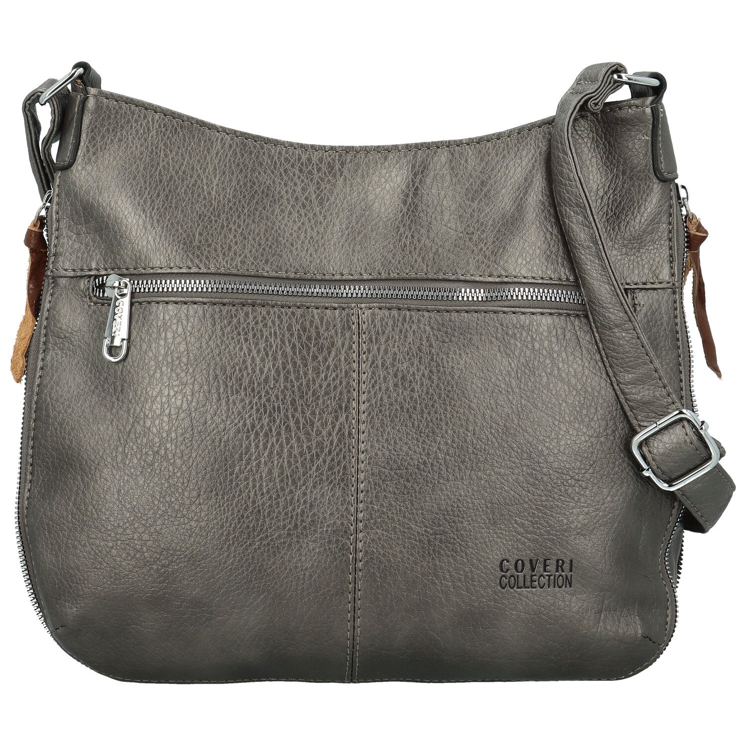 Dámska crossbody kabelka strieborná - Coveri Kara