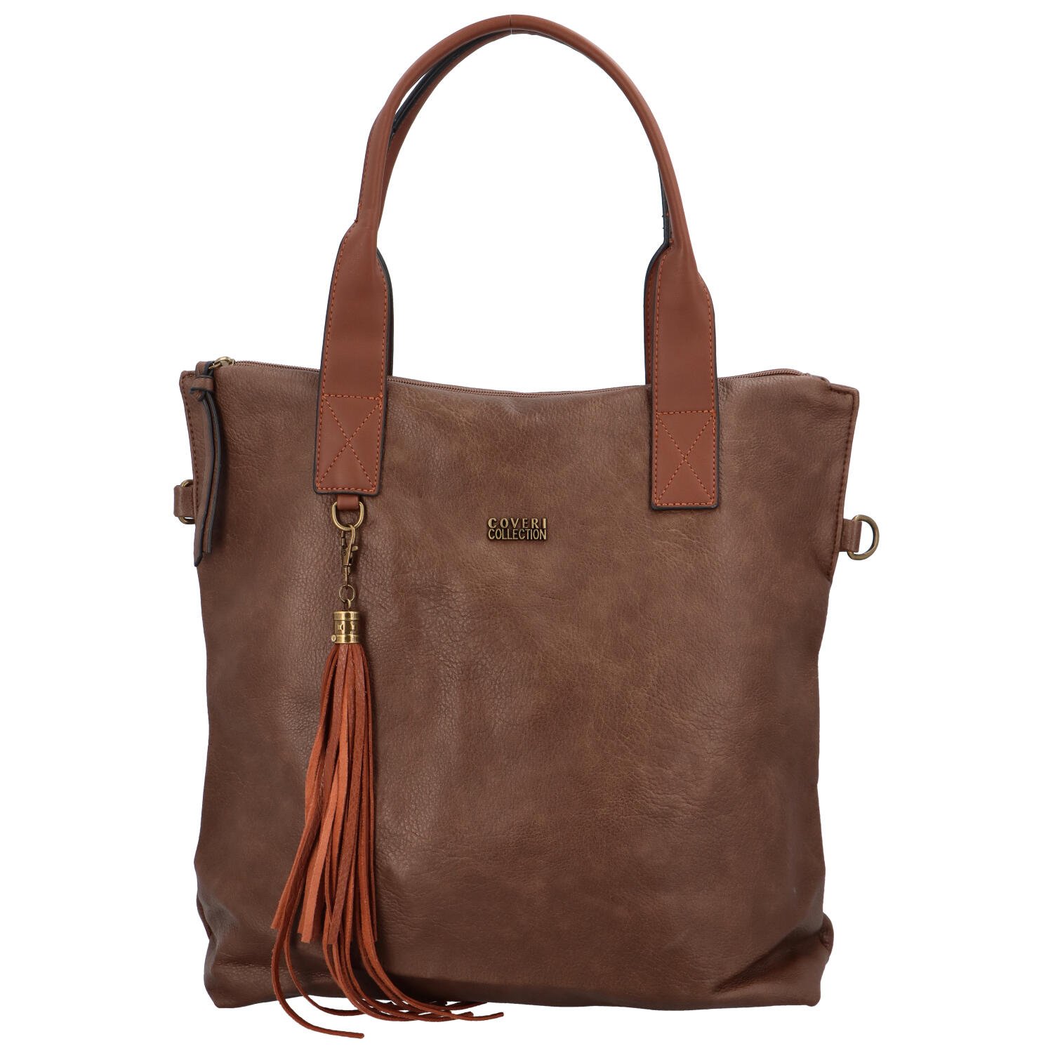 Dámska kabelka cez rameno tmavo hnedá - Coveri Laija