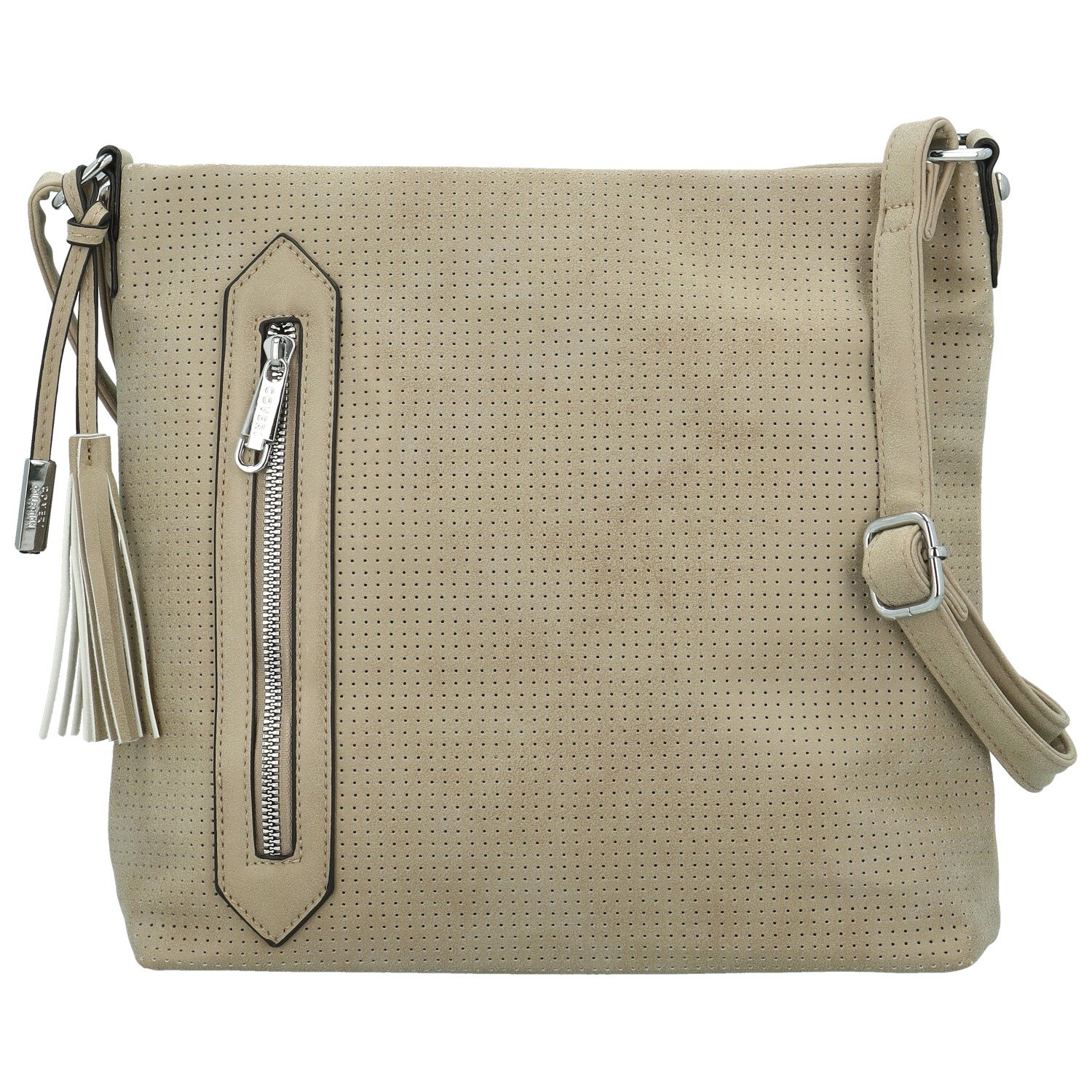 Dámska crossbody kabelka taupe - Coveri Tallis