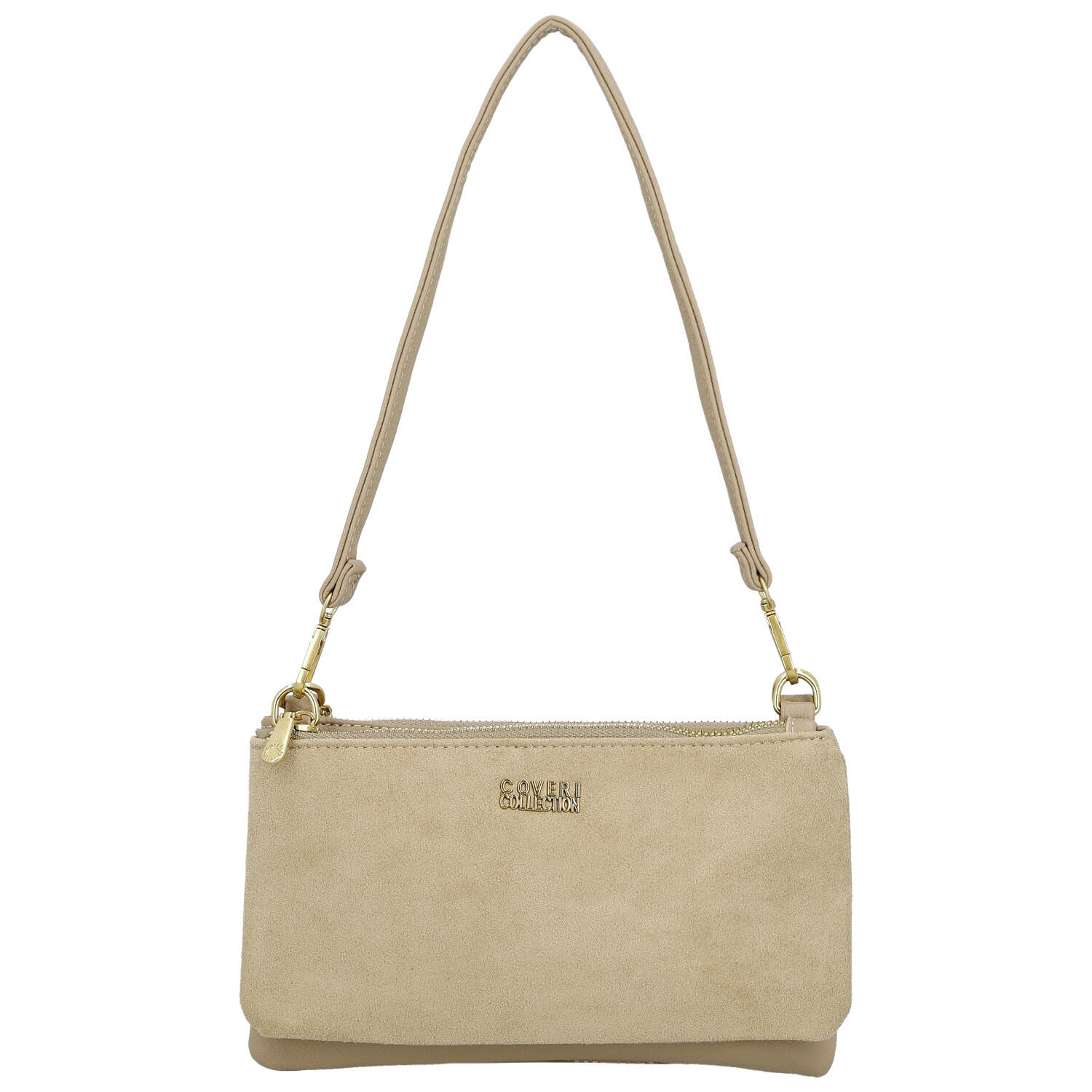 Dámska crossbody kabelka béžová - Coveri Alesia