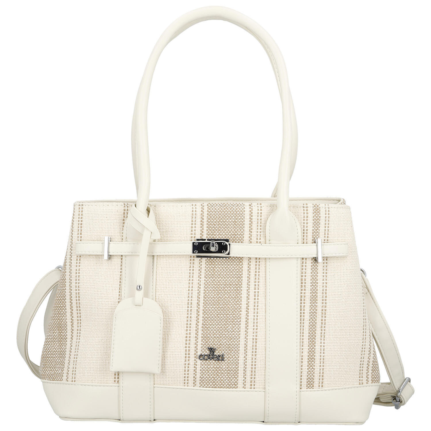 Dámska kabelka cez rameno svetlo béžová - Coveri Plasia