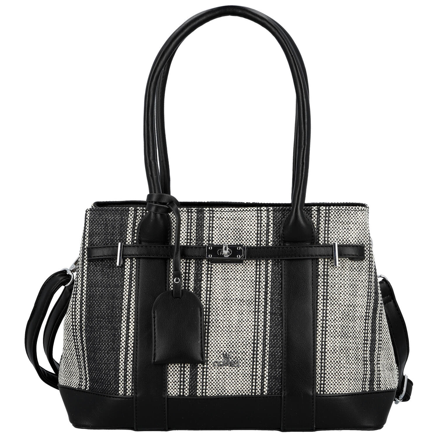 Dámska kabelka cez rameno čierna - Coveri Plasia