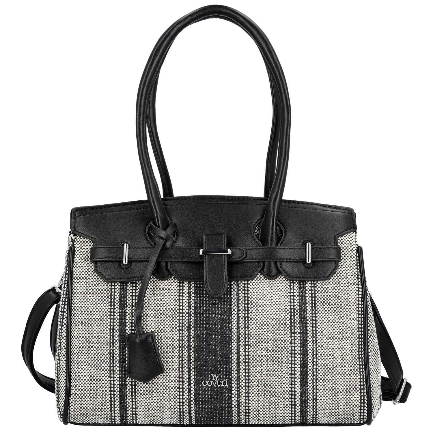 Dámska kabelka cez rameno čierna - Coveri Plasa