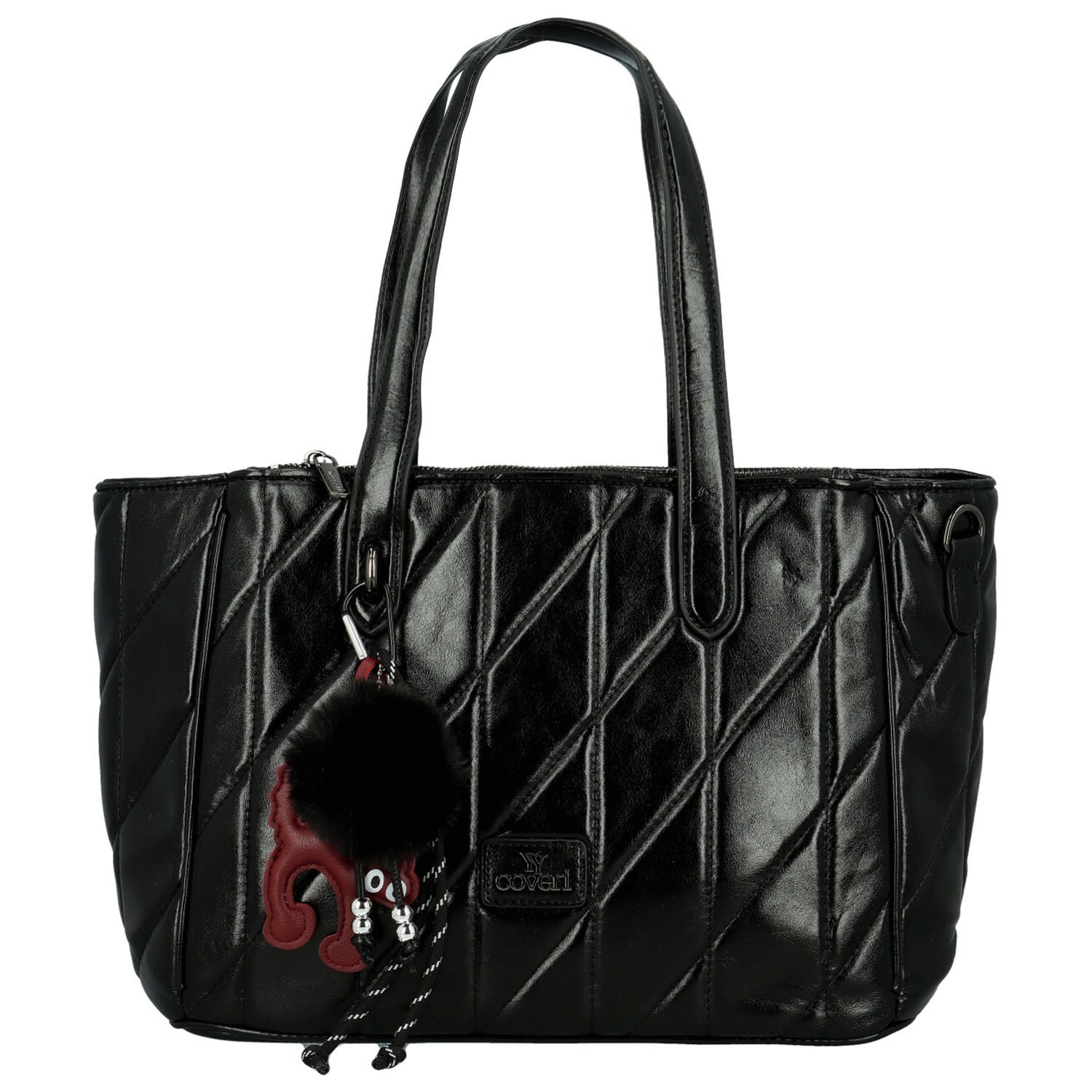 Dámska kabelka na rameno čierna - Coveri Ounissa