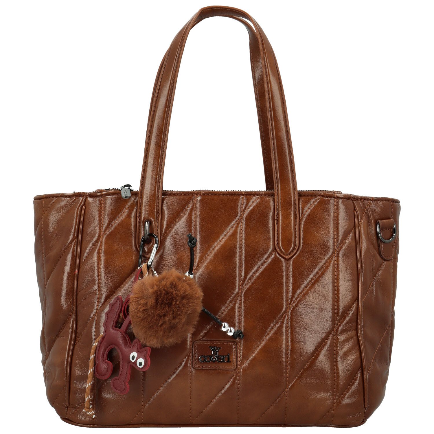 Dámska kabelka na rameno hnedá - Coveri Ounissa