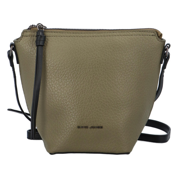 Dámska crossbody kabelka olivovo zelená - David Jones Emily