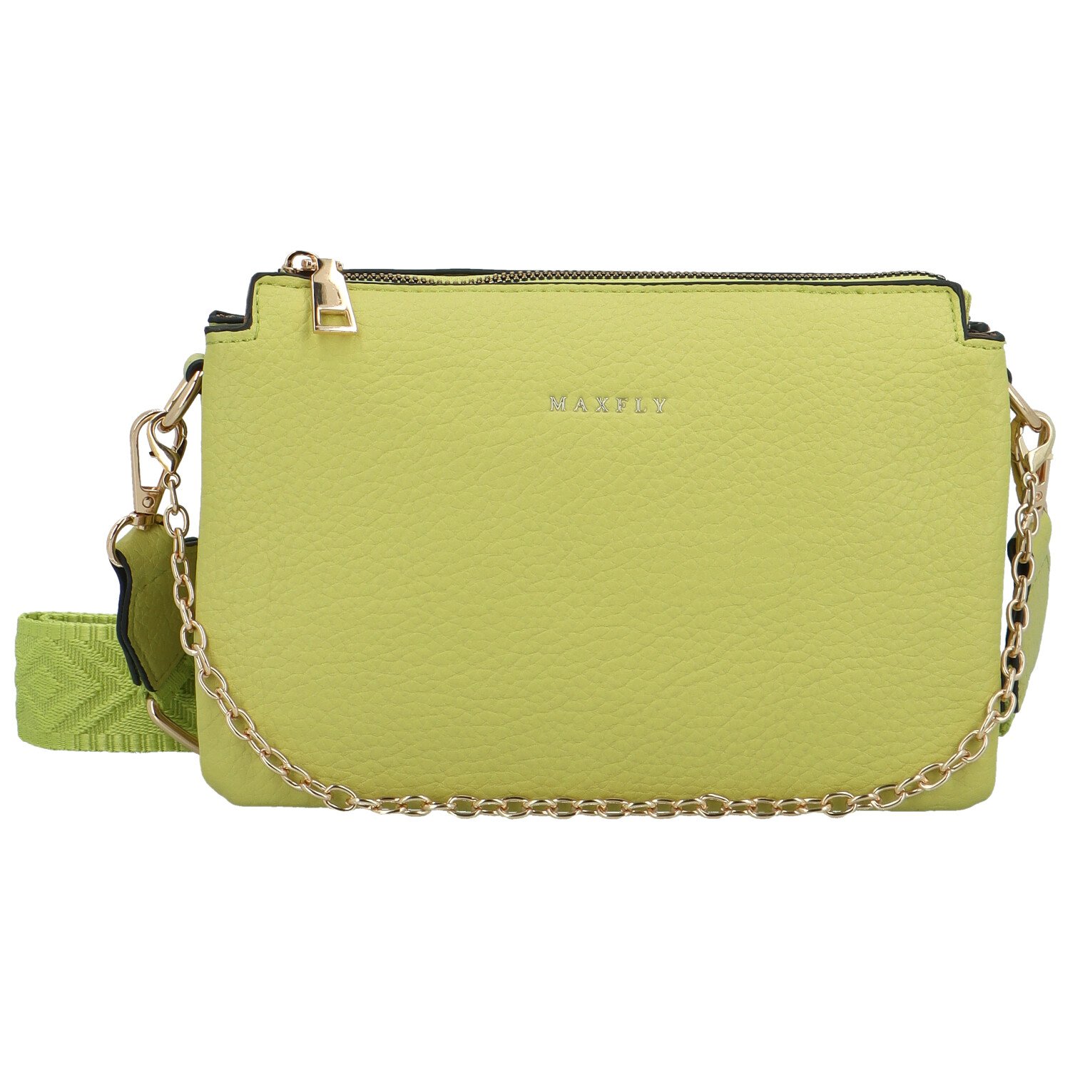 Dámska crossbody kabelka žltozelená - MaxFly Fjodos new
