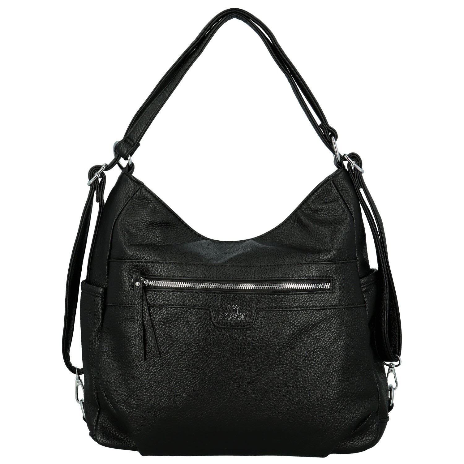 Dámsky kabelko/batoh čierny - Coveri Jeton