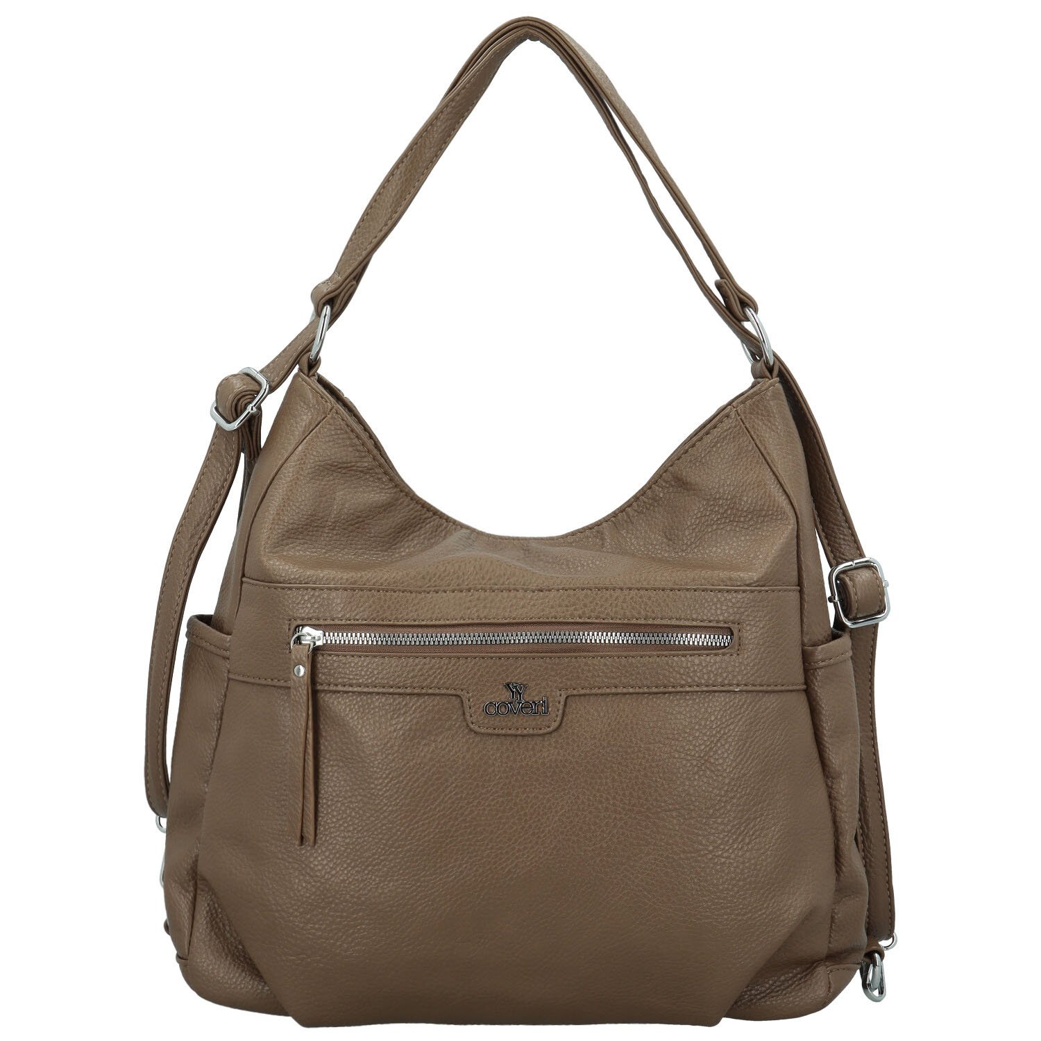 Dámsky kabelko/batoh tmavo béžový - Coveri Jeton