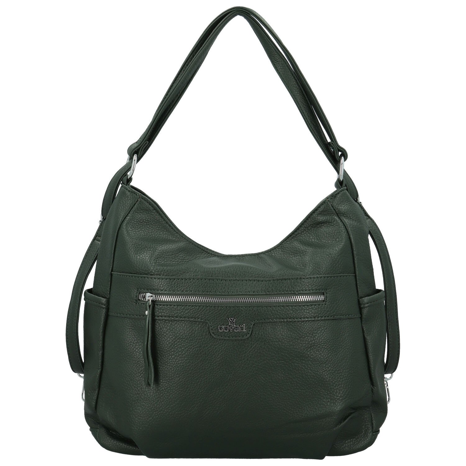 Dámsky kabelko/batoh tmavo zelený - Coveri Jeton
