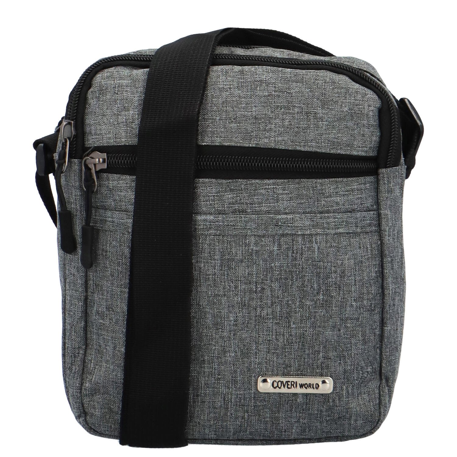 Pánska crossbody sivá - Coveri Lazzo