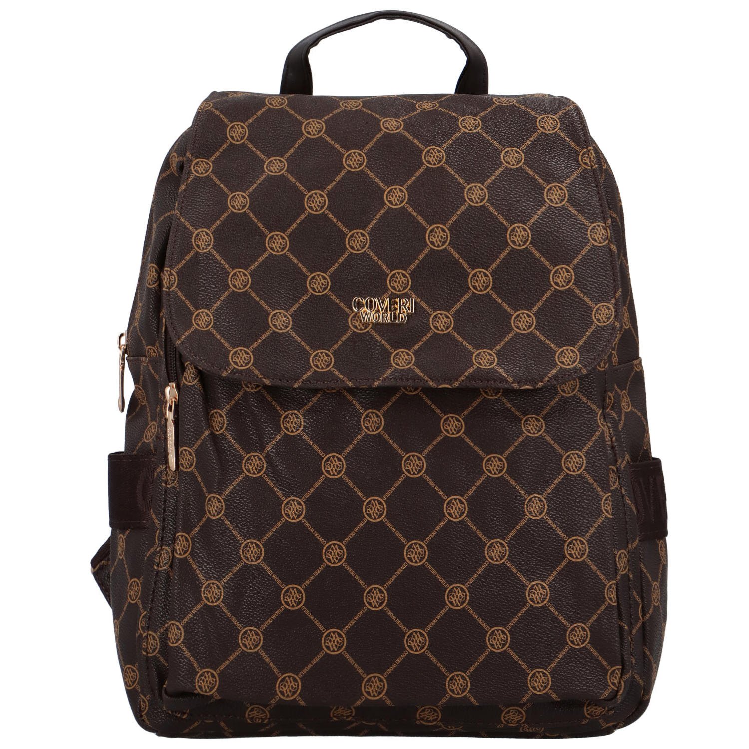 Dámsky mestský batoh tmavohnedý - Coveri Valeria