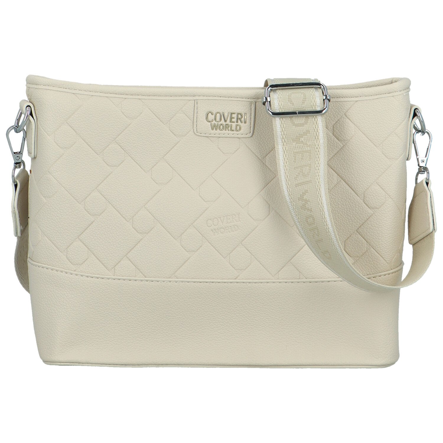 Dámska crossbody kabelka krémová - Coveri Dirké