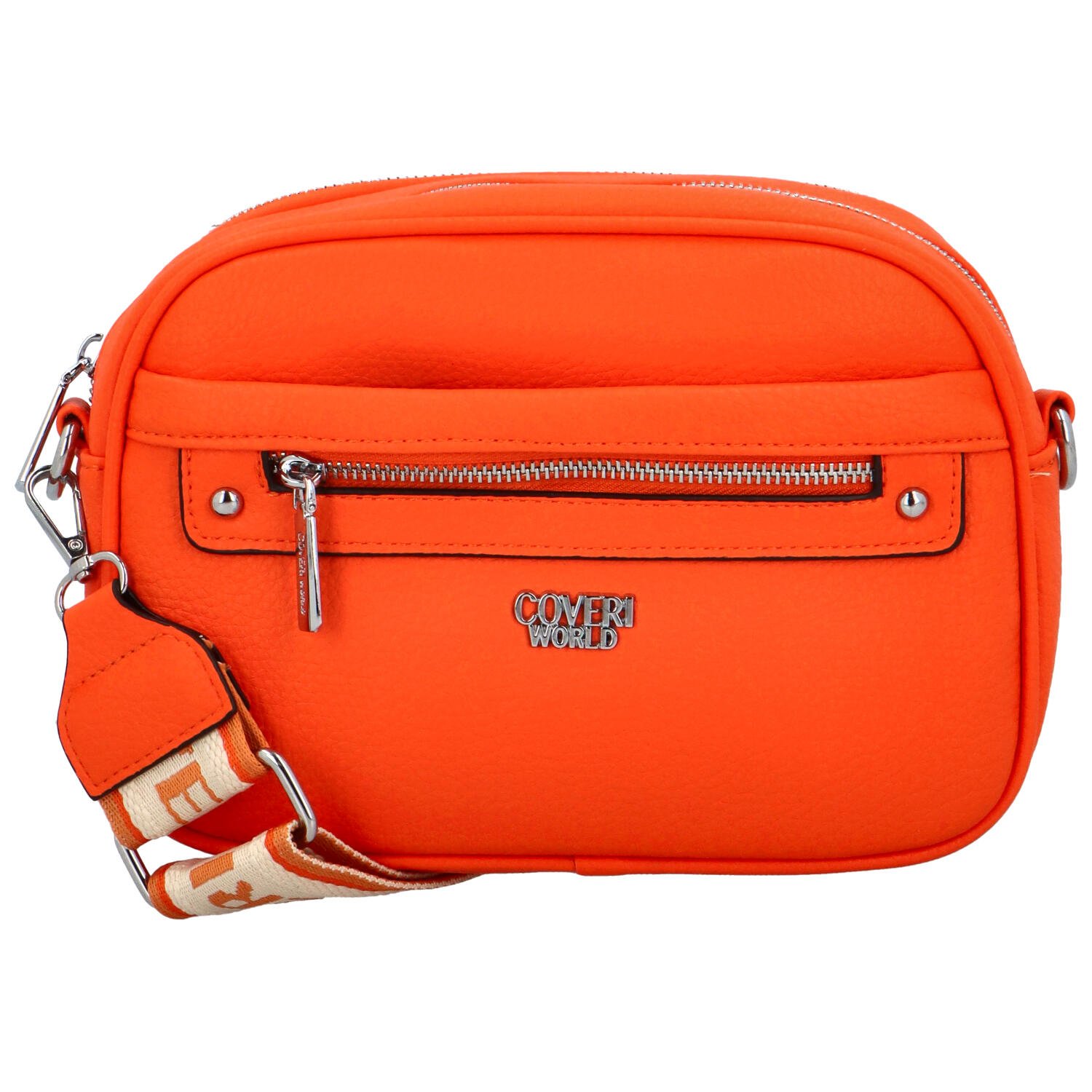 Dámska crossbody kabelka oranžová - Coveri Evelyn