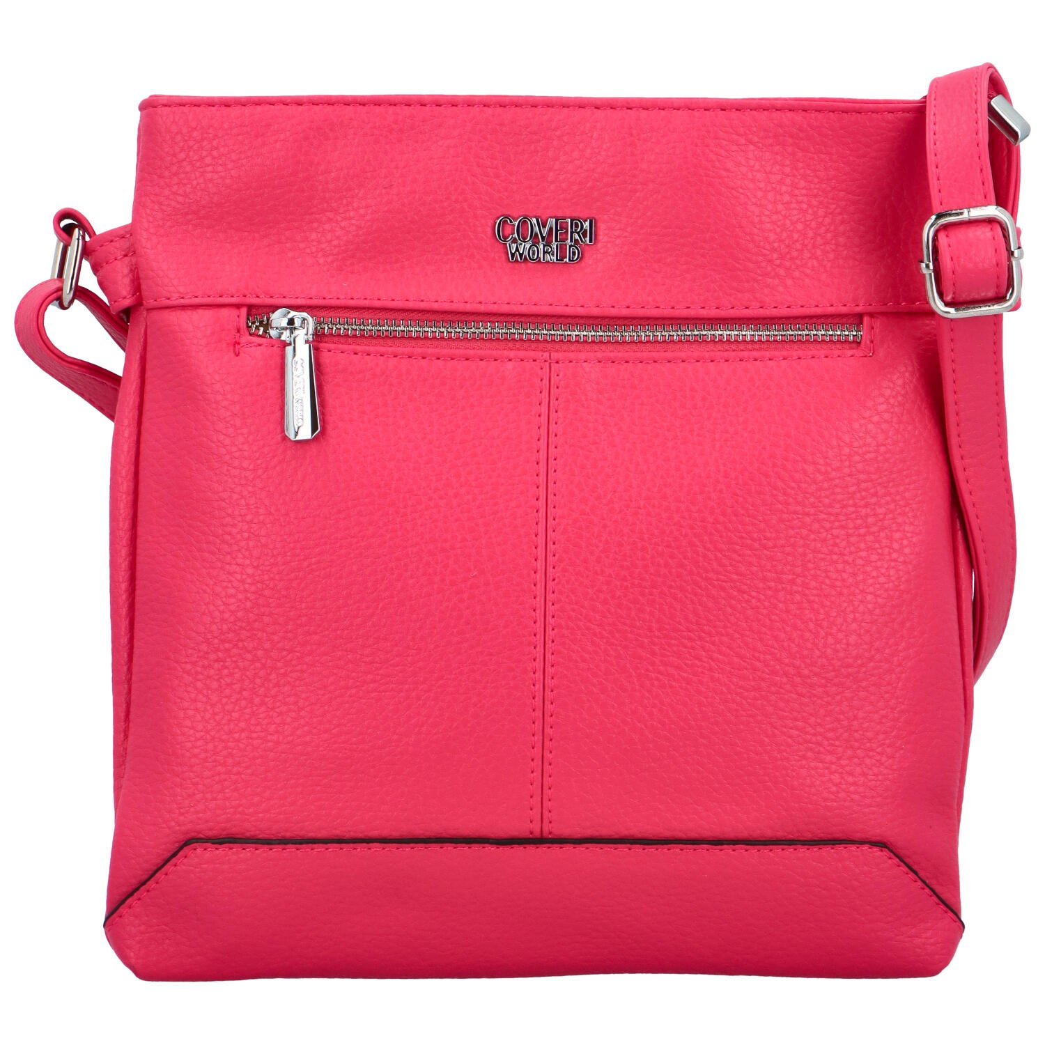 Dámska crossbody kabelka fuchsiová - Coveri Levi