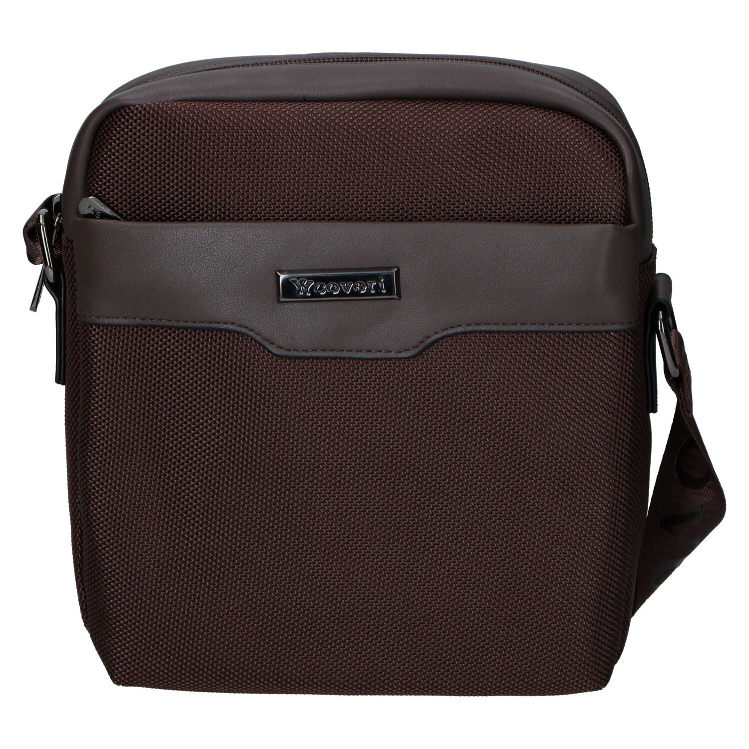Pánska crossbody taška coffee - Coveri Nadim