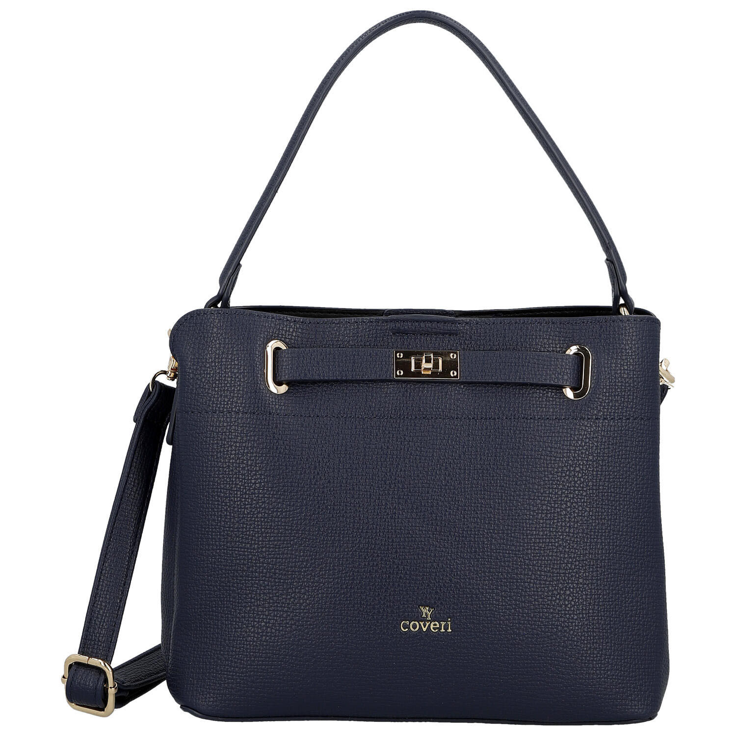 Dámska kabelka do ruky tmavo modrá - Coveri Asiri