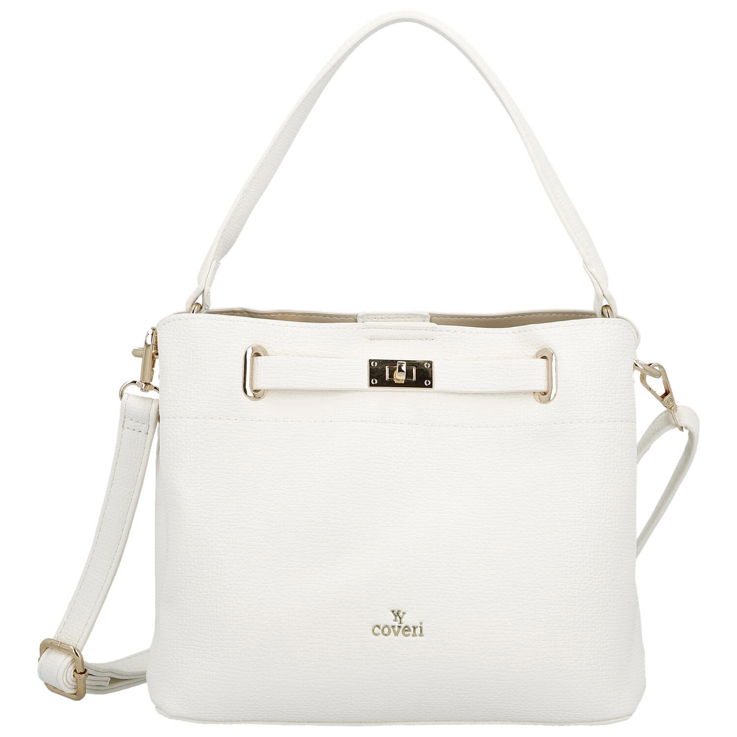 Dámska kabelka do ruky biela - Coveri Asiri