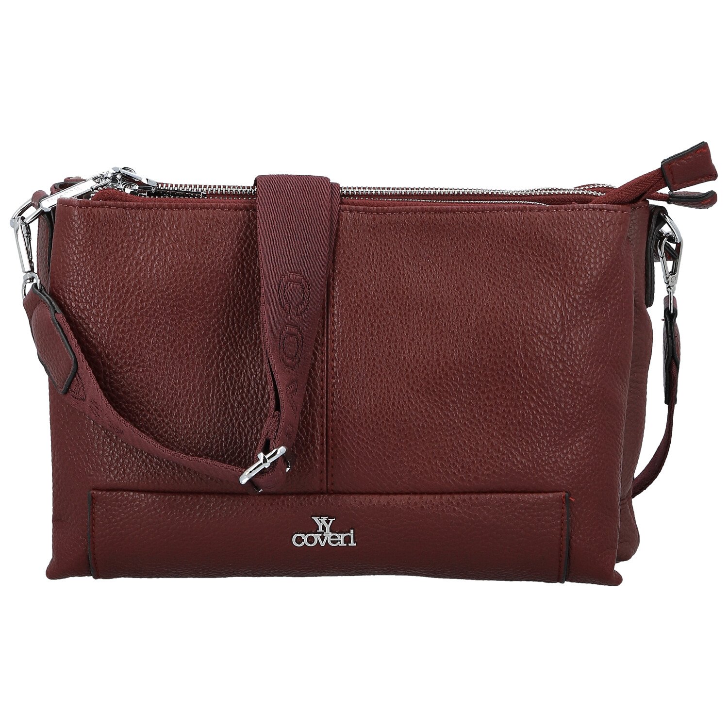 Dámska crossbody kabelka vínová - Coveri Petri