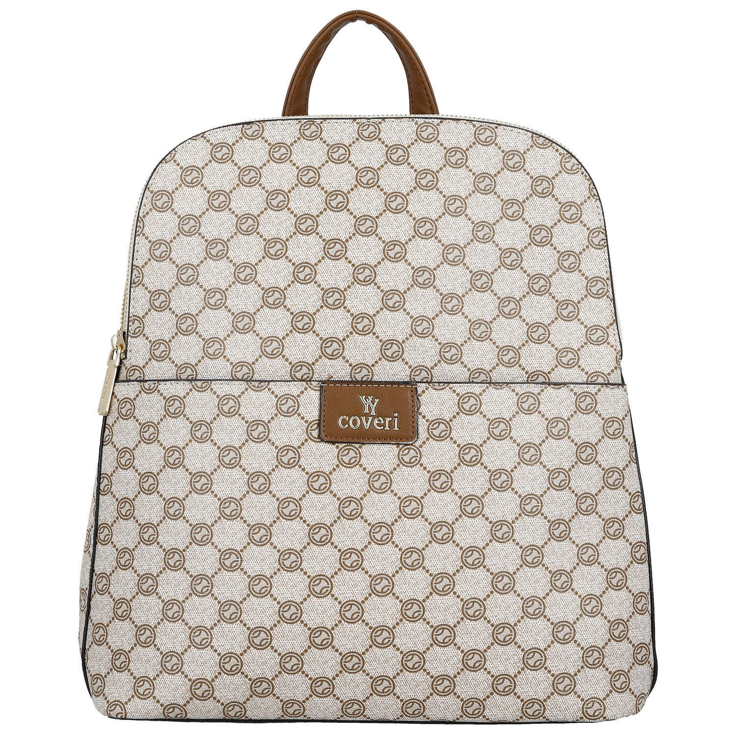 Dámsky mestský batoh hnedý - Coveri Almin