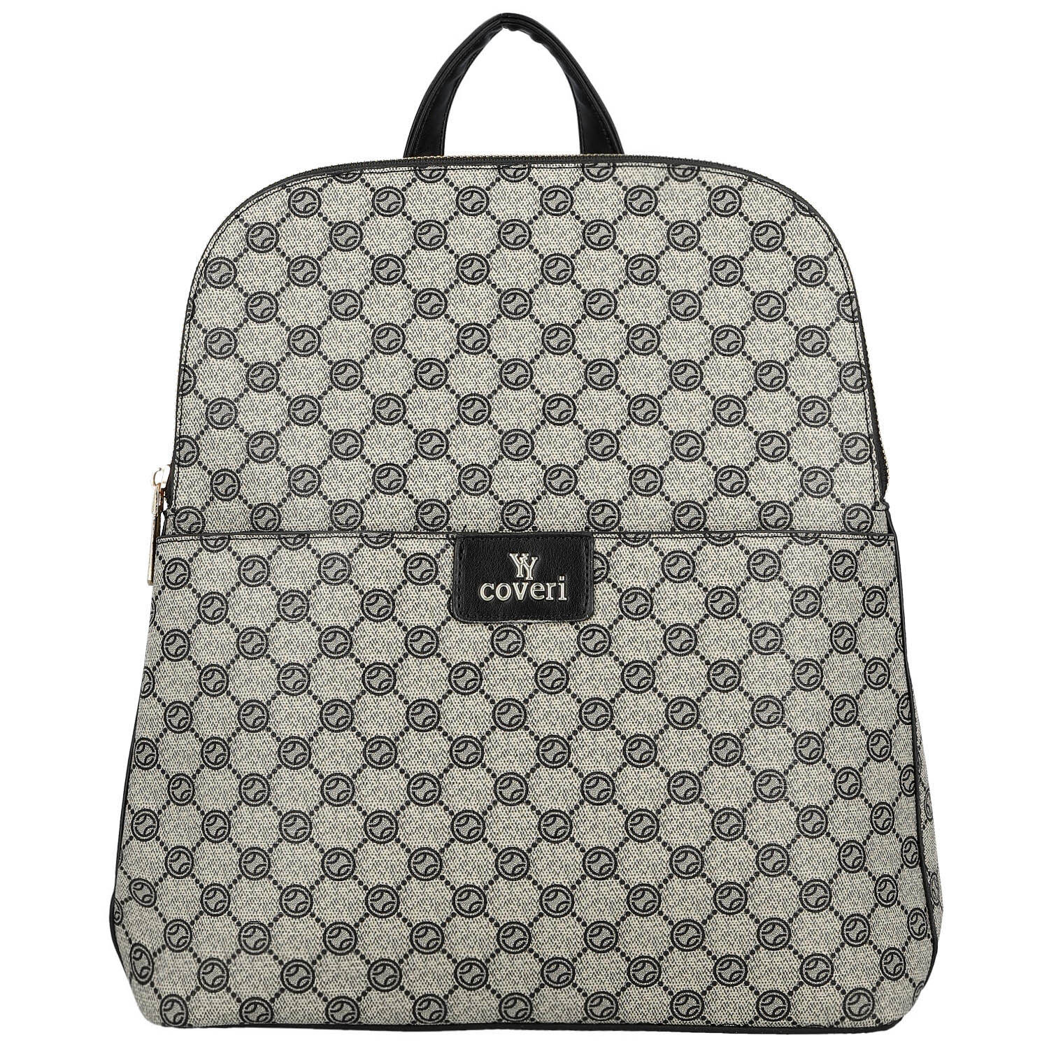 Dámsky mestský batoh čierno biely - Coveri Almin