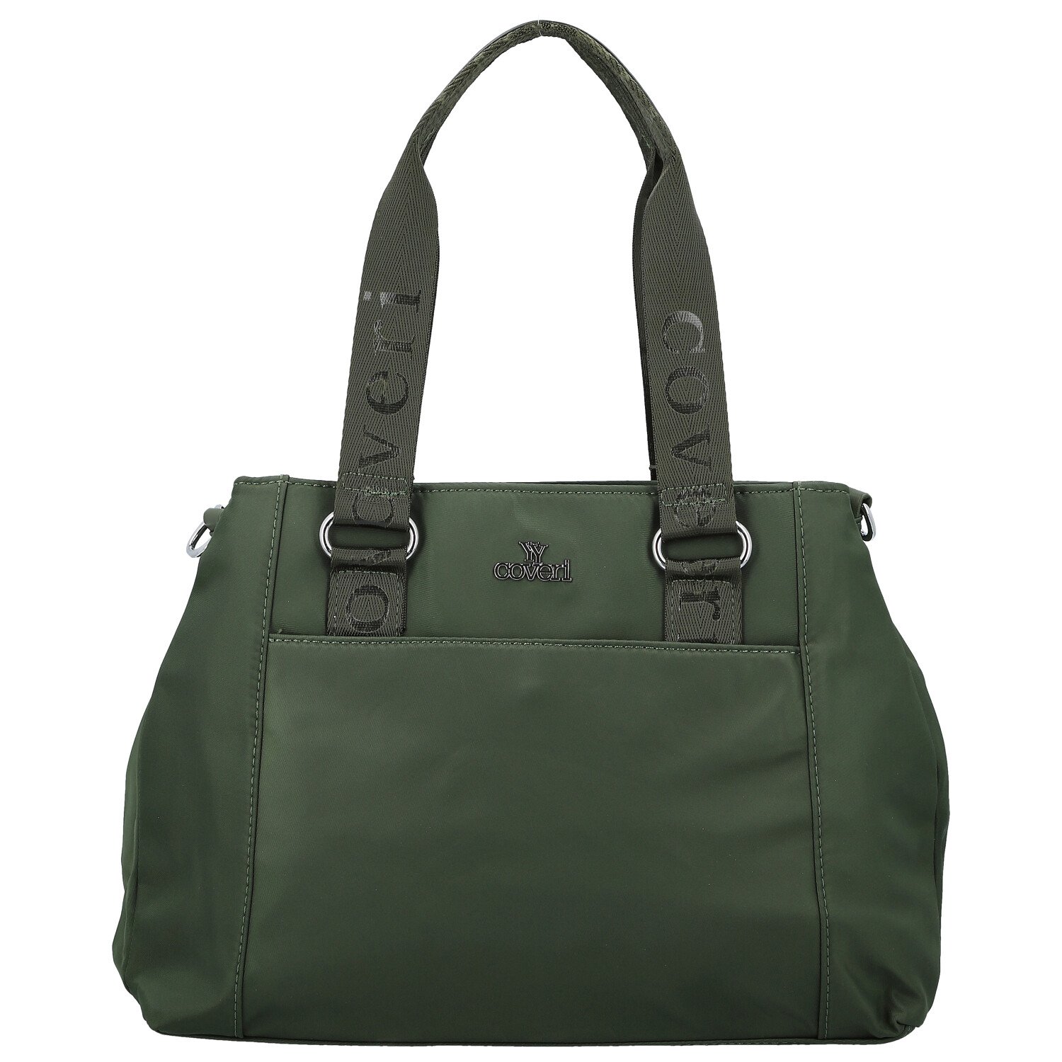 Dámska kabelka do ruky tmavo zelená - Coveri Fabricie
