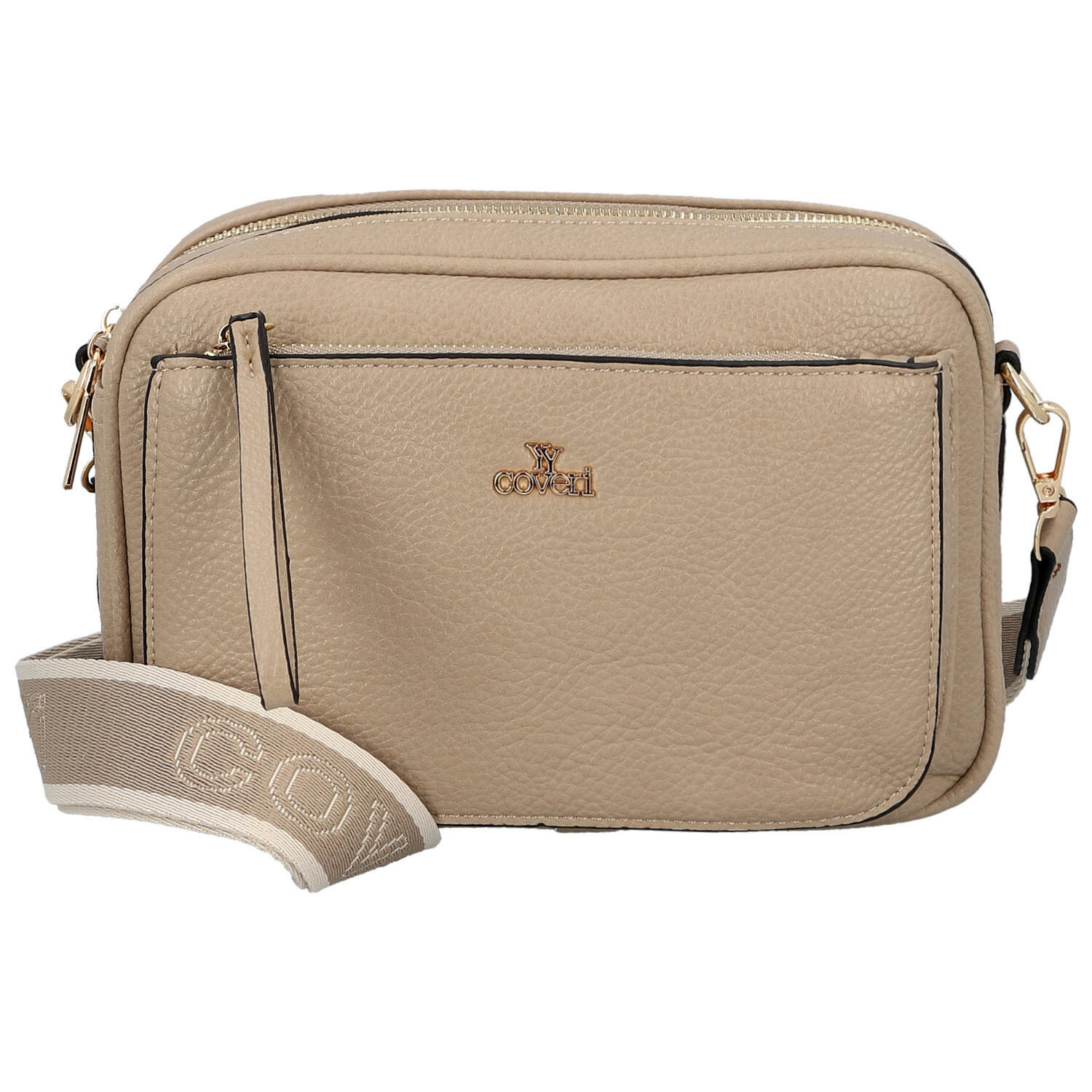 Dámska crossbody kabelka béžová - Coveri Flori