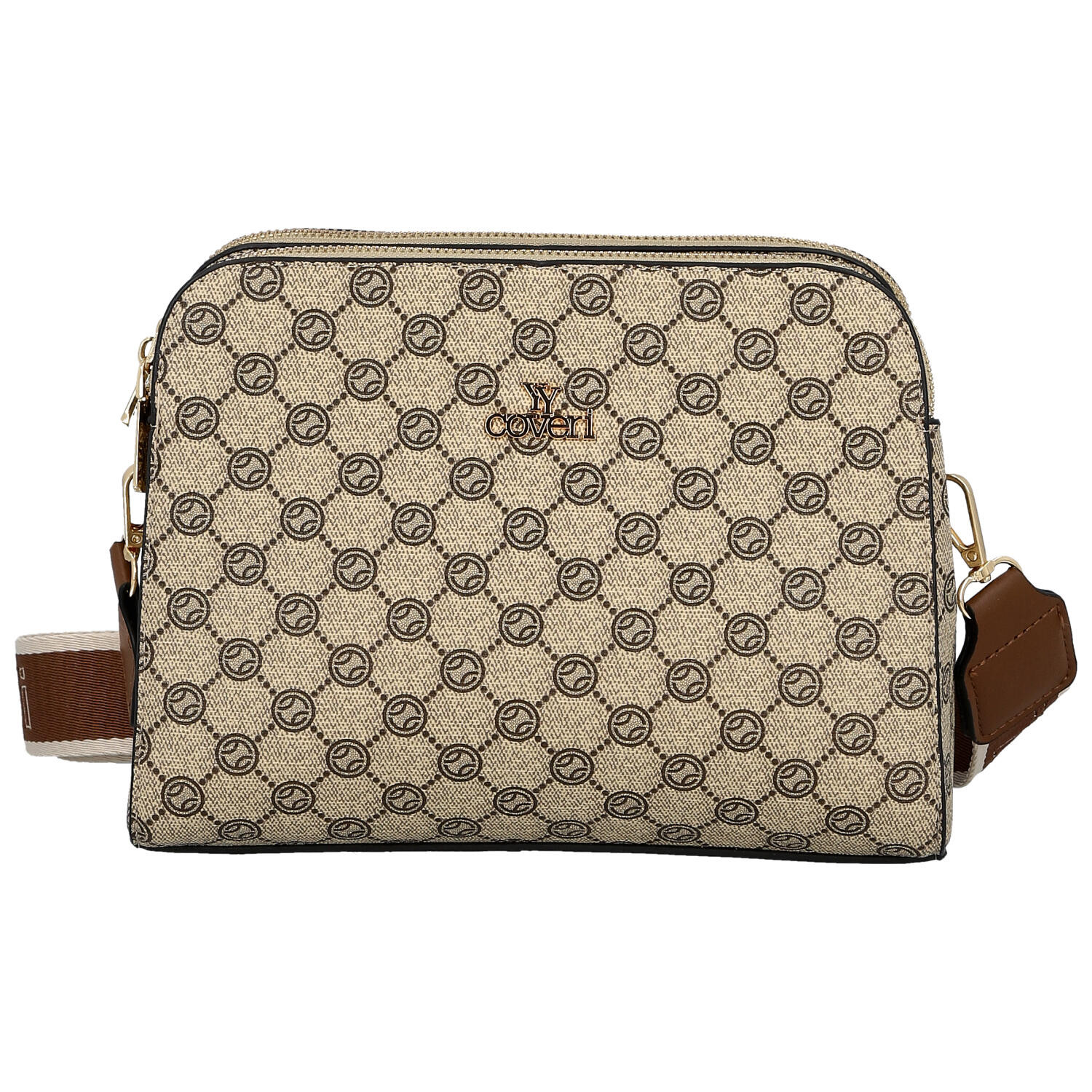 Dámska crossbody kabelka hnedá - Coveri Alianna