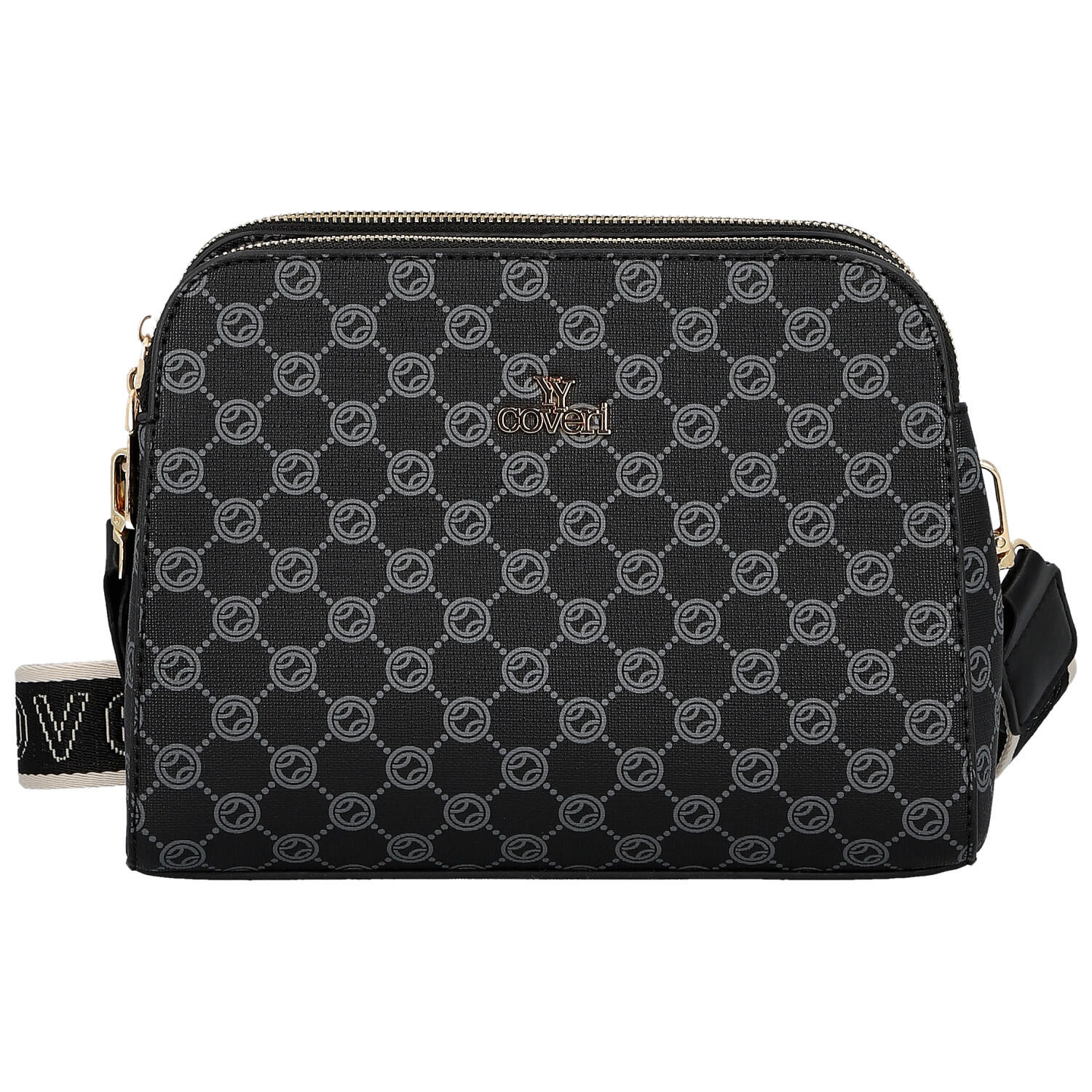 Dámska crossbody kabelka čierna - Coveri Alianna